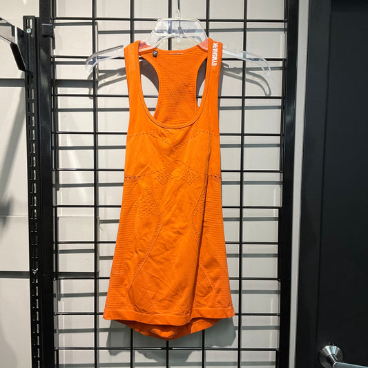 Athletic Tank Top By Gym Shark In Orange, Size: S