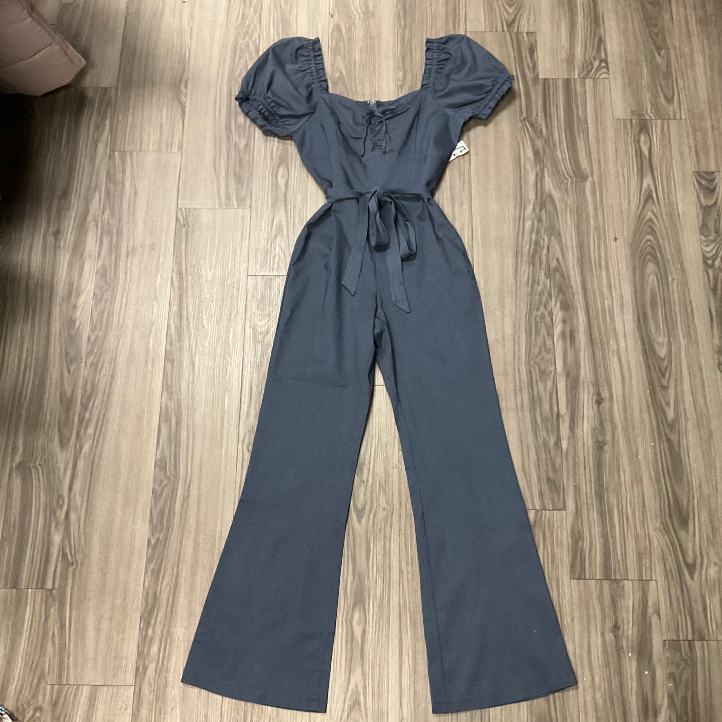 Jumpsuit By Clothes Mentor In Blue Denim, Size: Xl