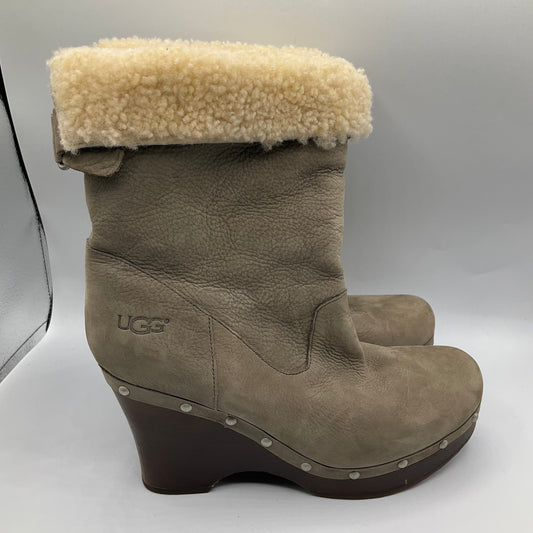 Boots Snow By Ugg In Tan, Size: 10