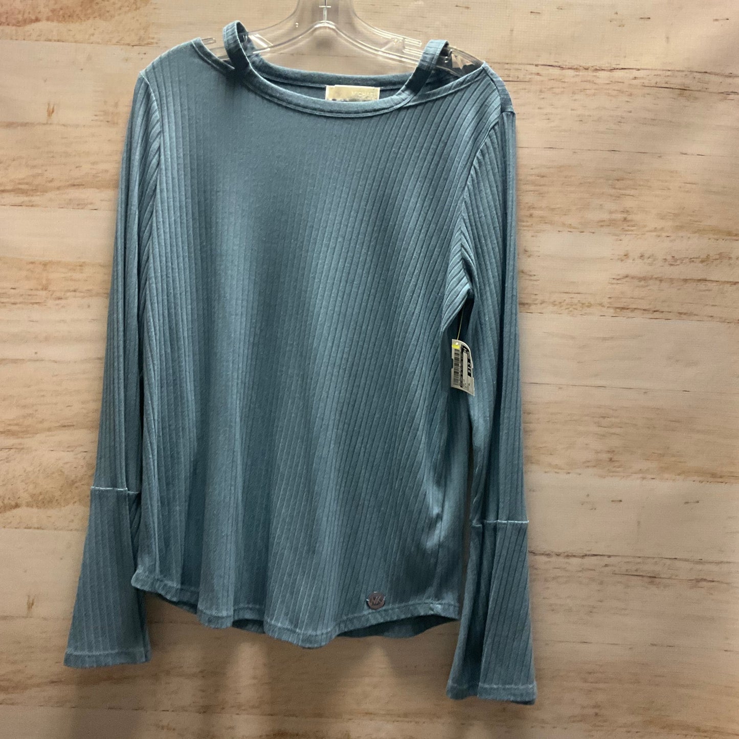 Top Long Sleeve By Michael By Michael Kors In Blue, Size: Xl