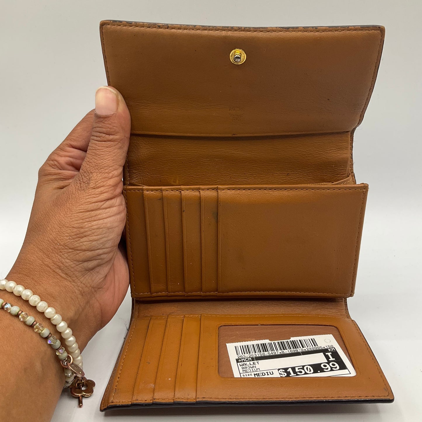 Wallet By Mcm, Size: Medium