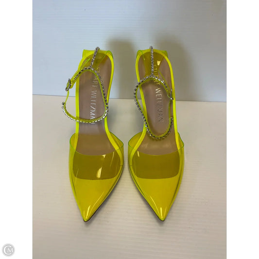 Shoes Heels Stiletto By Stuart Weitzman In Green, Size: 10