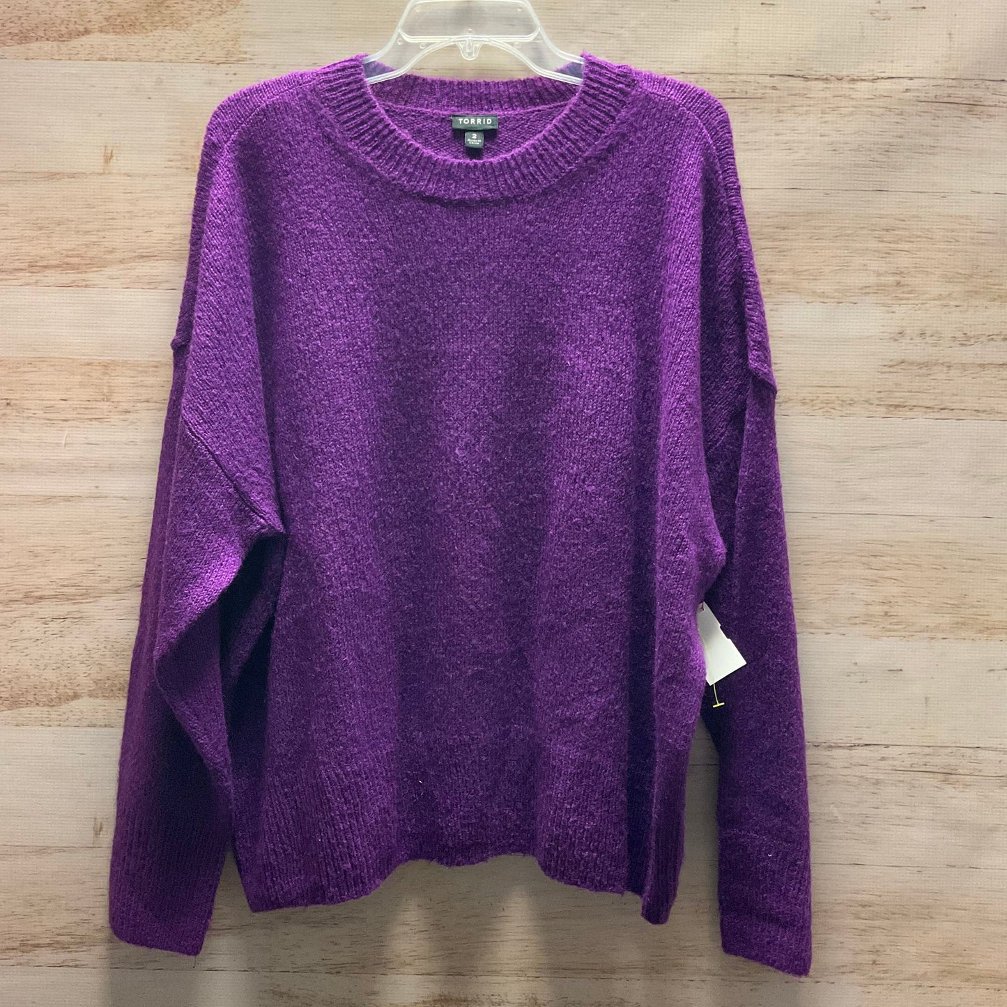 Sweater By Torrid In Plum, Size: 2x