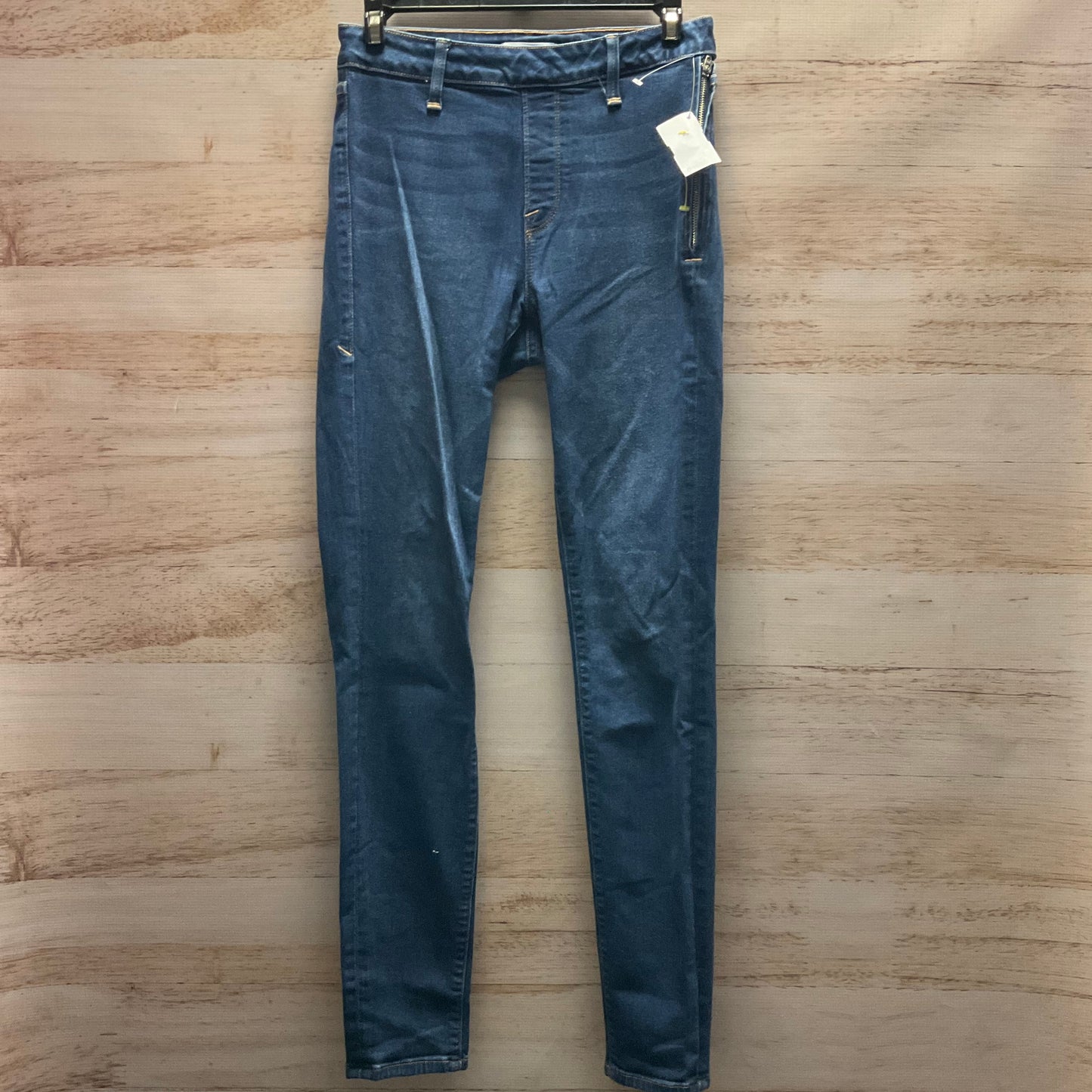 Jeans Skinny By Good American In Blue, Size: 4