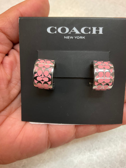 Earrings Clip By Coach, Size: 1