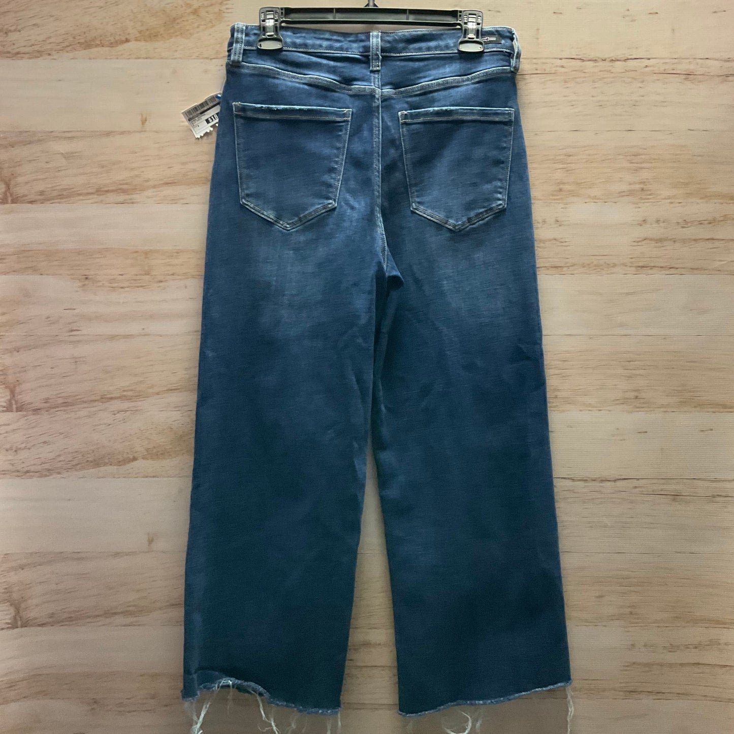 Jeans Cropped By Liverpool In Blue Denim, Size: 8