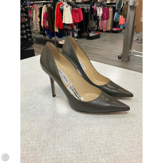 Shoes Heels Kitten By Jimmy Choo In Green, Size: 6.5