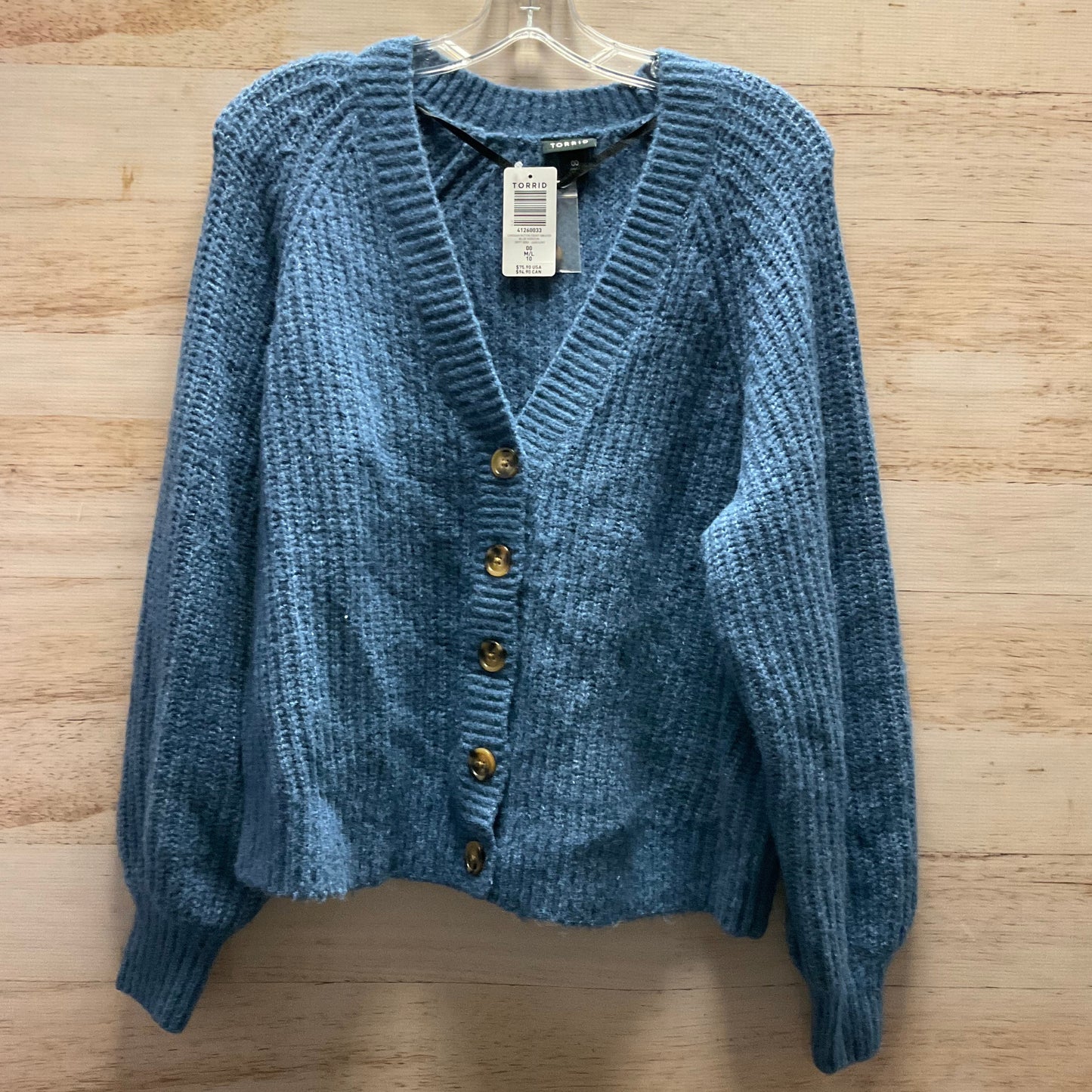 Sweater By Torrid In Blue, Size: L