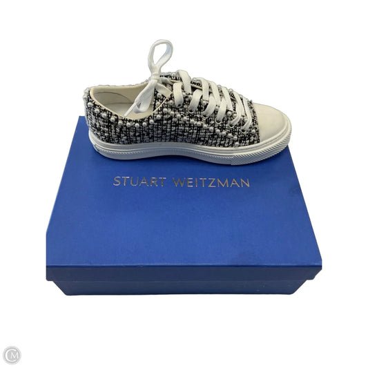 Shoes Designer By Stuart Weitzman In Black & White, Size: 7.5