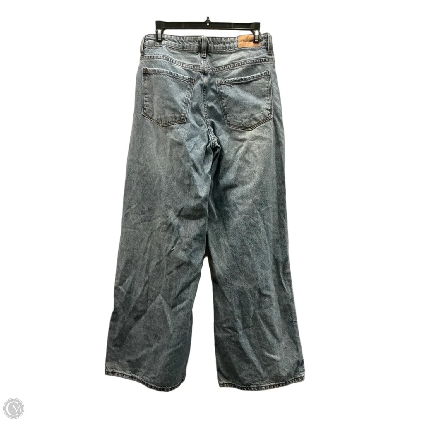 Jeans Wide Leg By Clothes Mentor In Blue Denim, Size: 28
