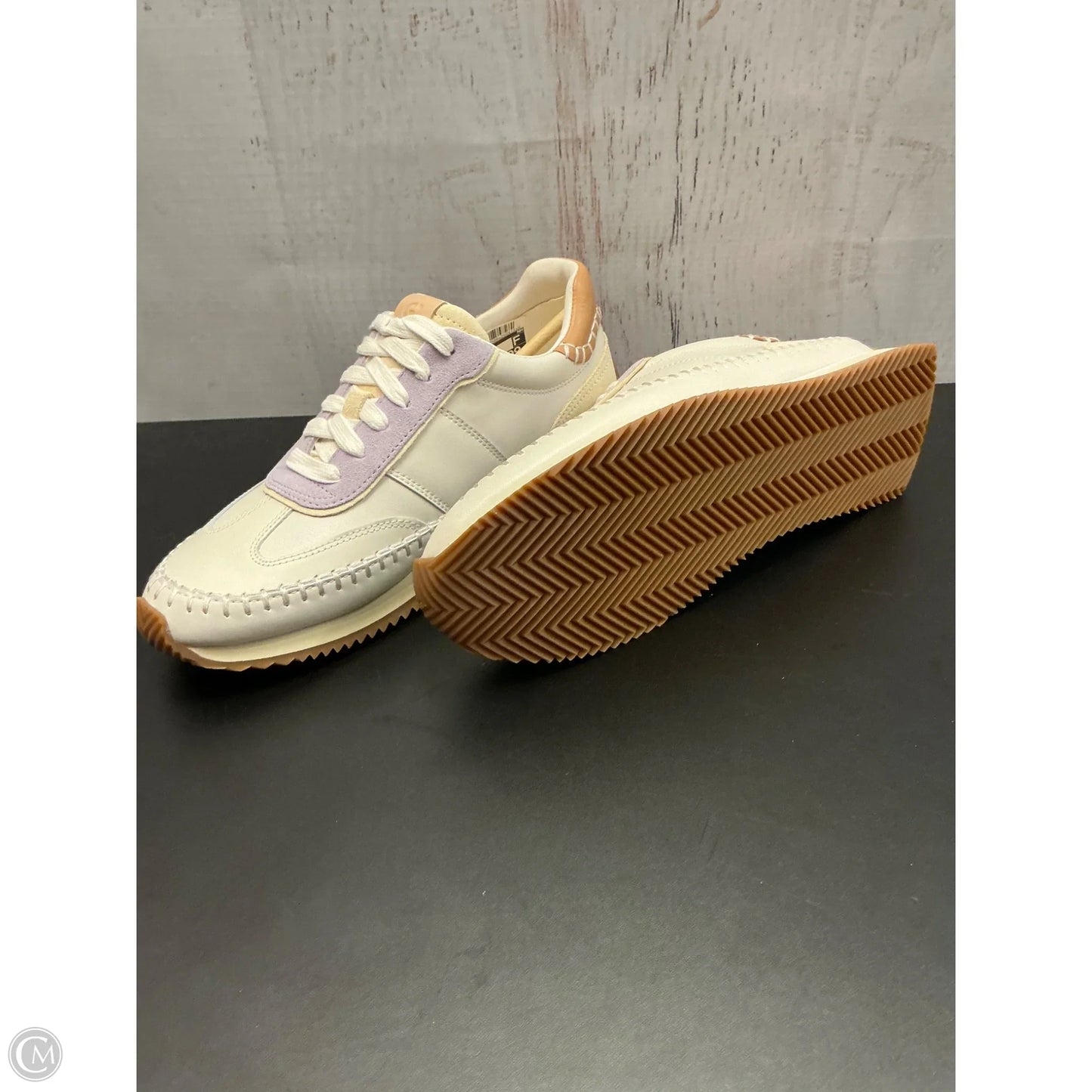 Shoes Sneakers By Cole-haan In Cream & Purple, Size: 7.5