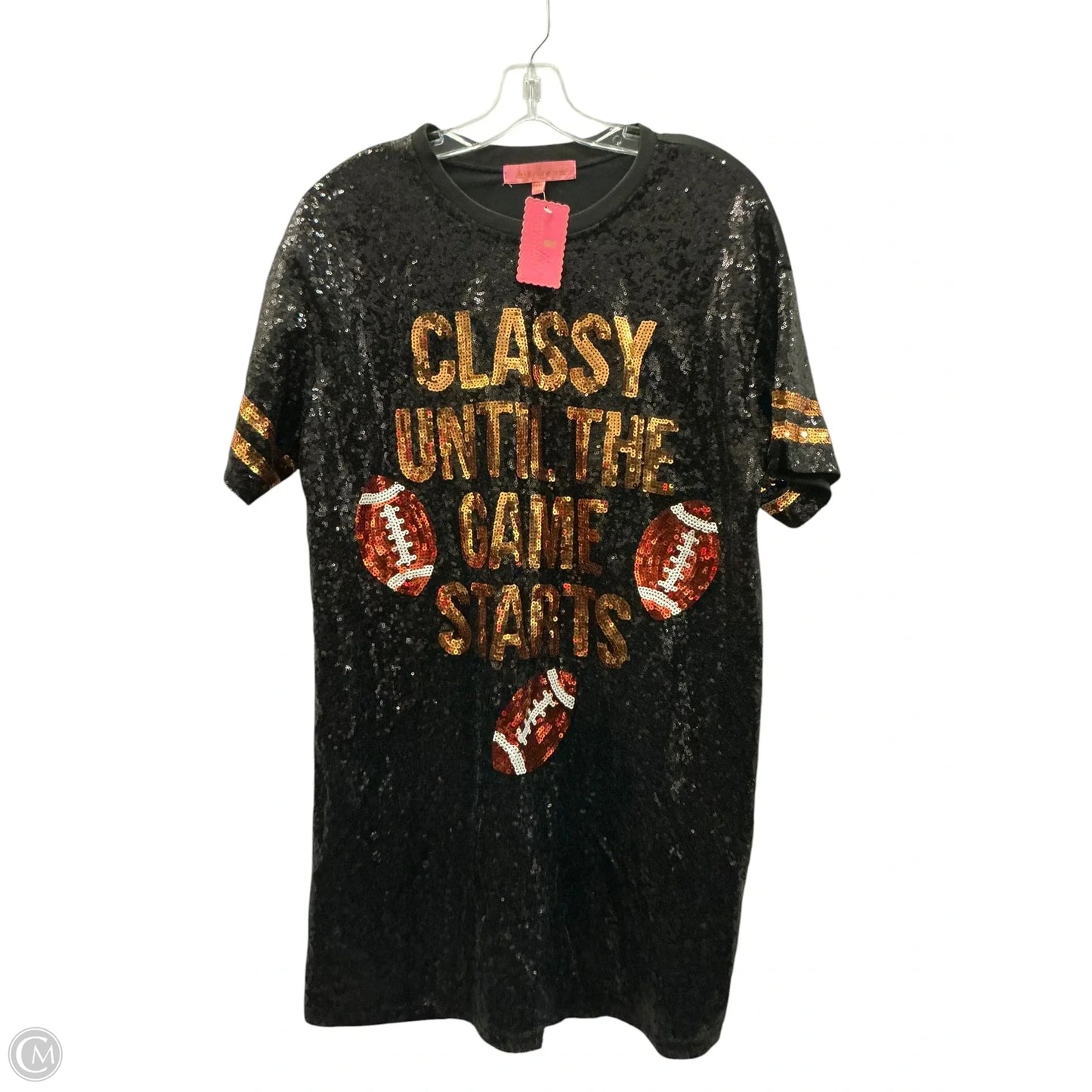 Top Long Sleeve By Simply Southern In Black, Size: L