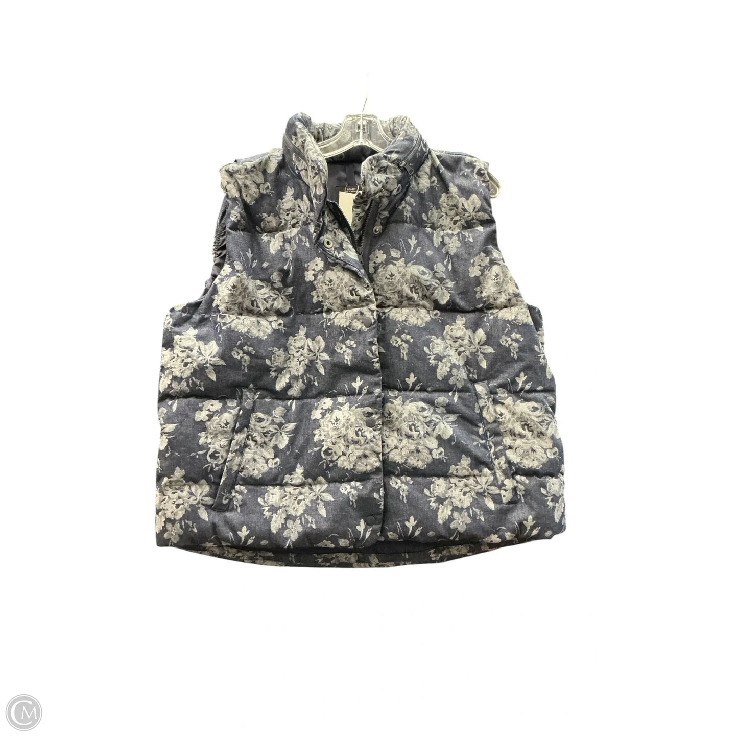 Jacket Puffer & Quilted By Gap In Floral Print, Size: Xl