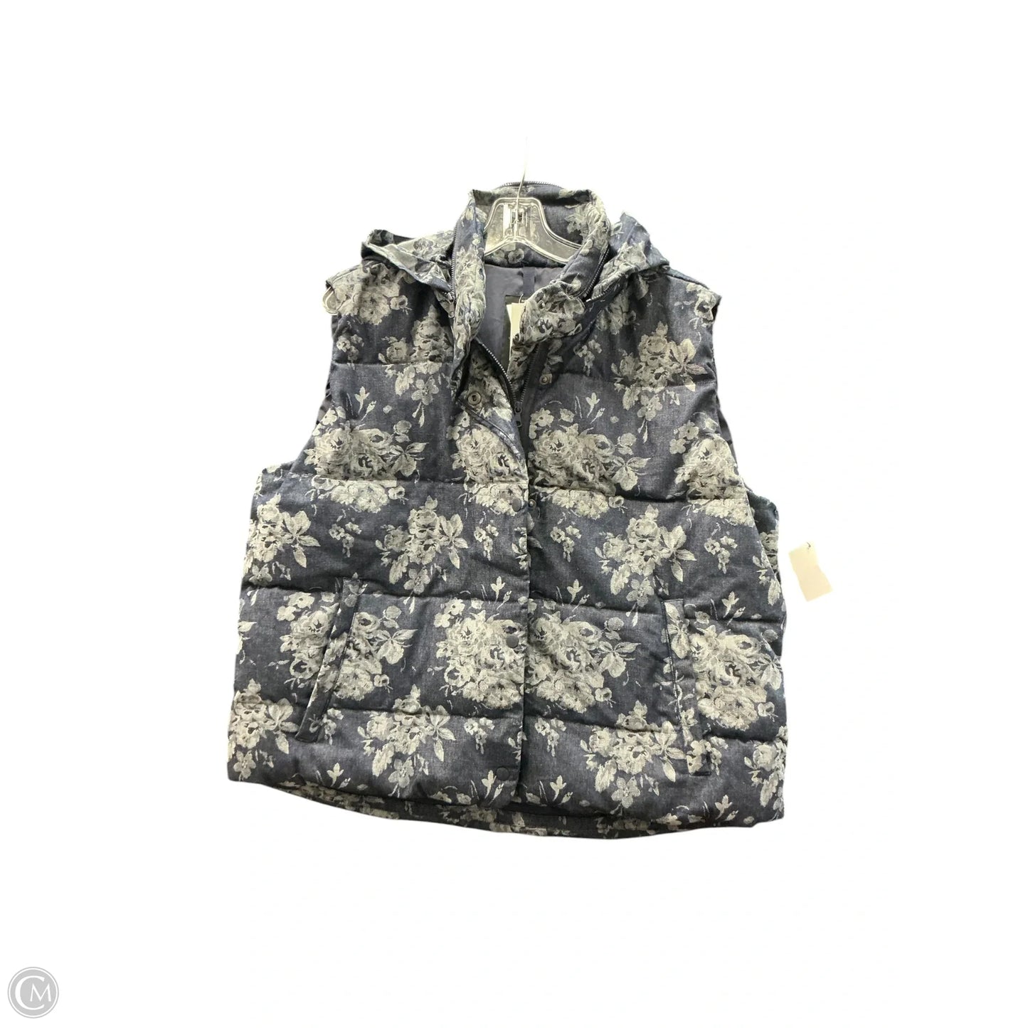 Jacket Puffer & Quilted By Gap In Floral Print, Size: Xl