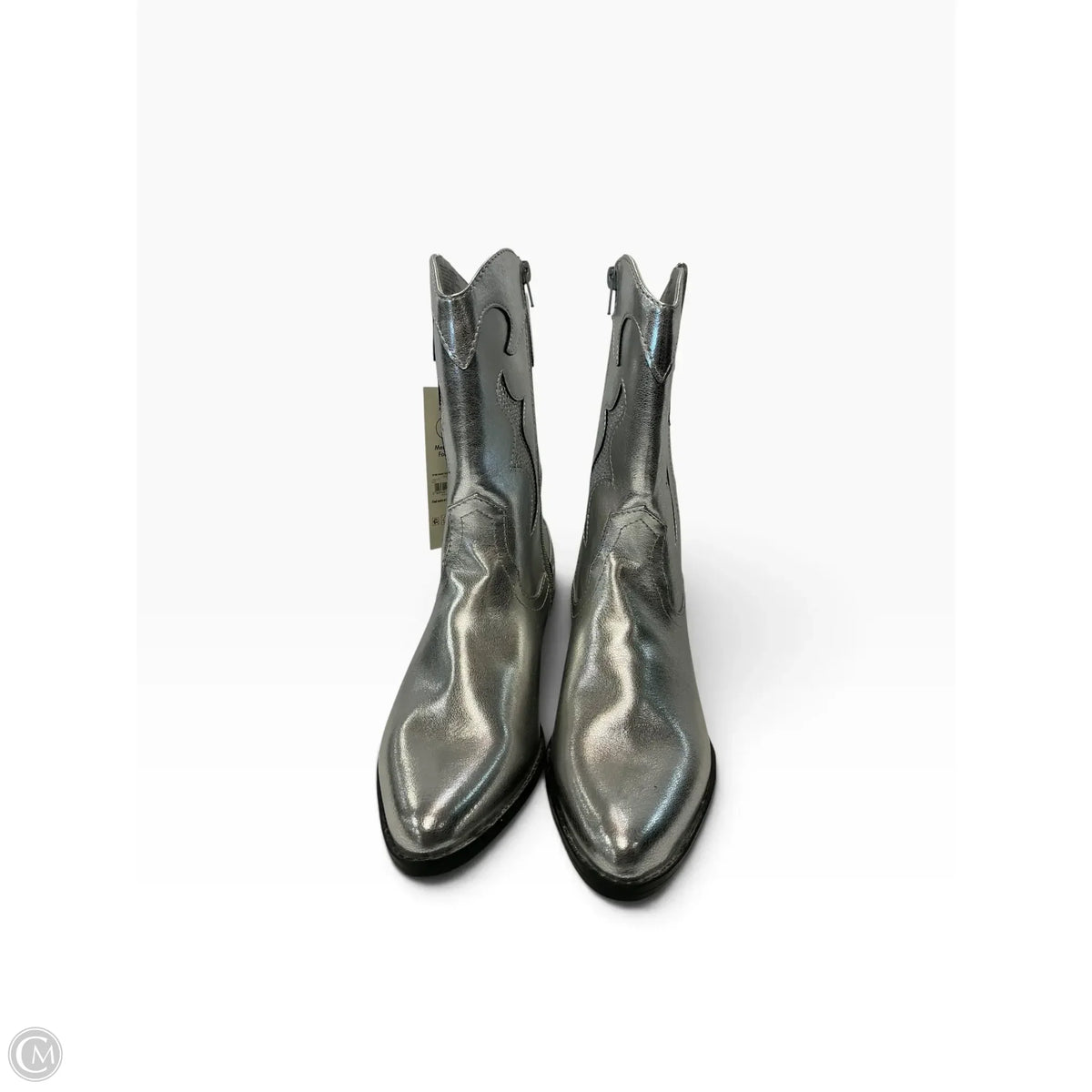 Boots Western By No Boundaries In Silver, Size: 10