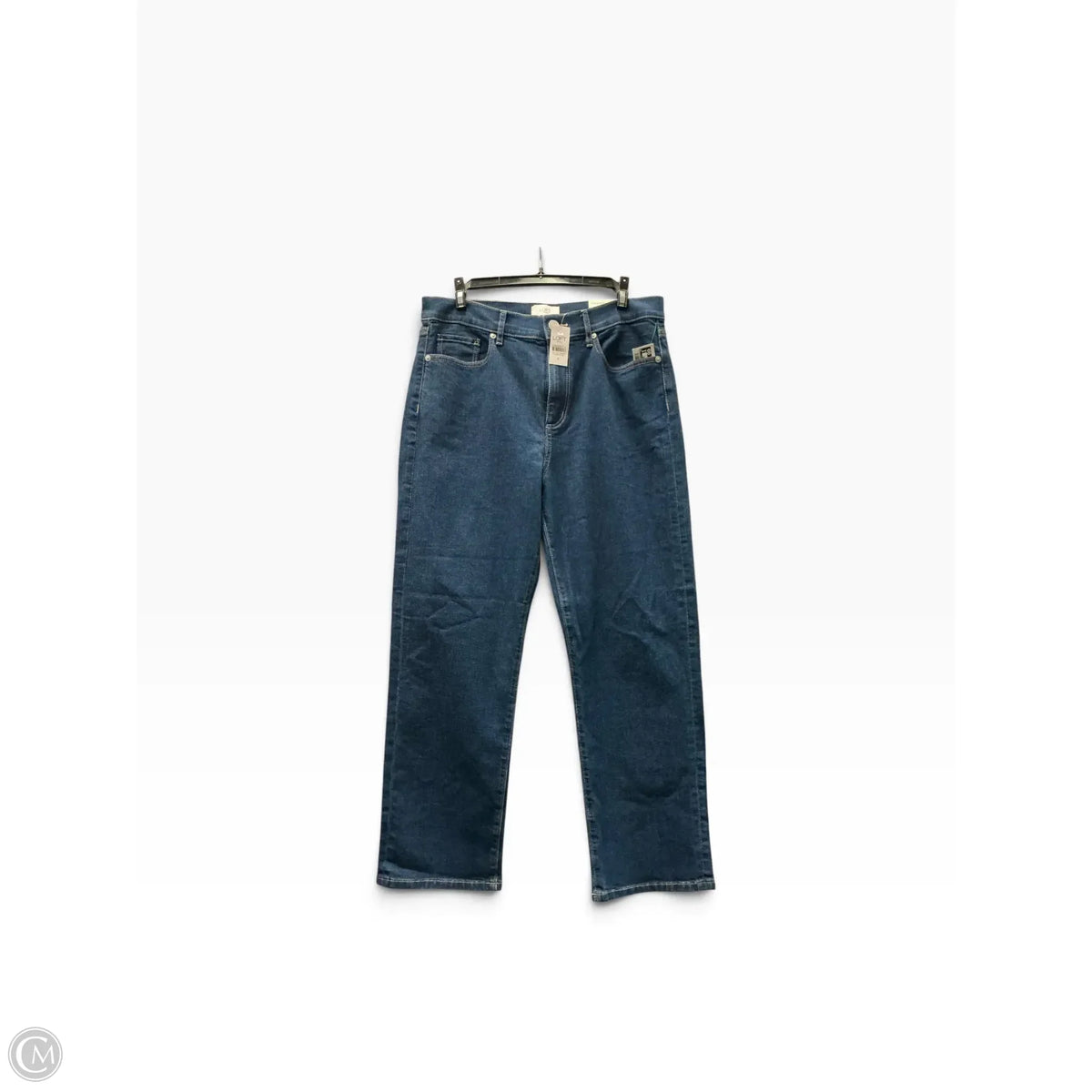 Jeans Straight By Loft In Blue Denim, Size: 8