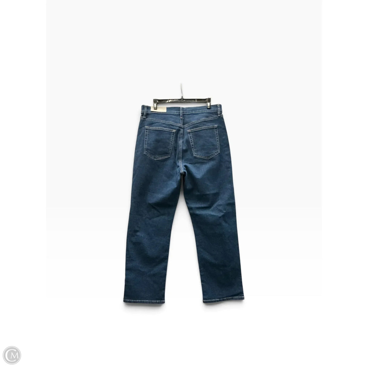 Jeans Straight By Loft In Blue Denim, Size: 8