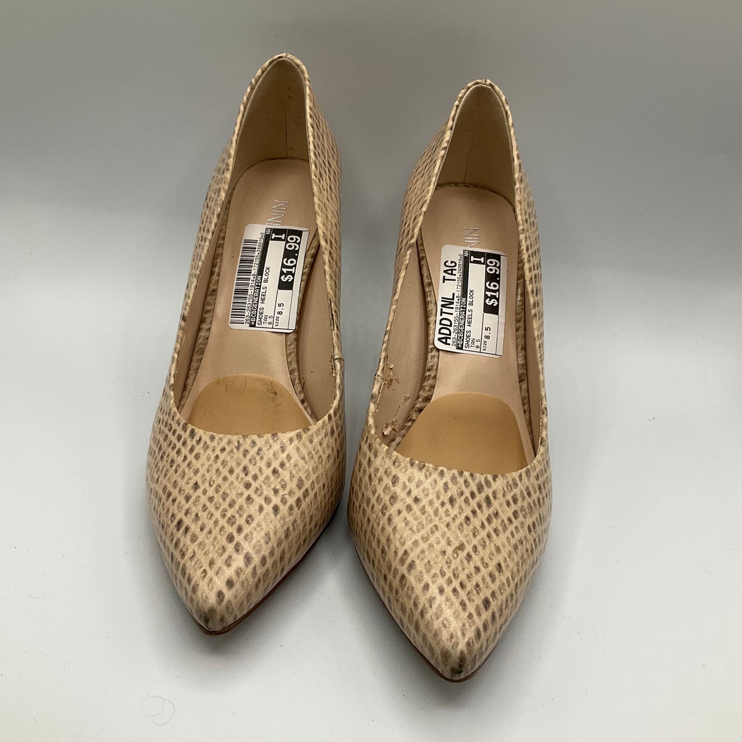 Shoes Heels Block By Bcbgeneration In Tan, Size: 8.5