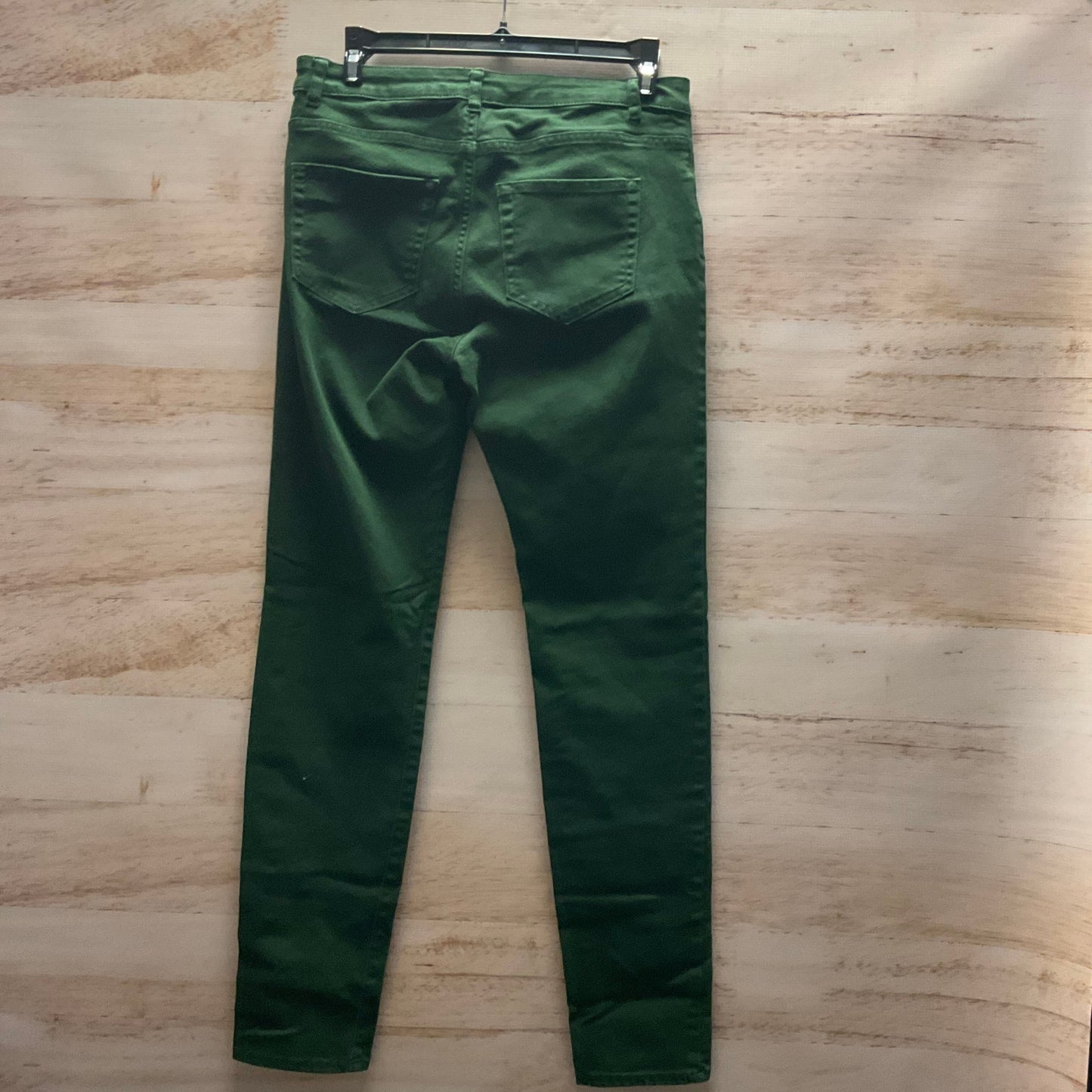 Jeans Skinny By H&m In Green, Size: 10