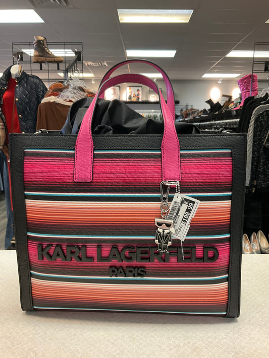 Handbag Designer By Karl Lagerfeld, Size: Large