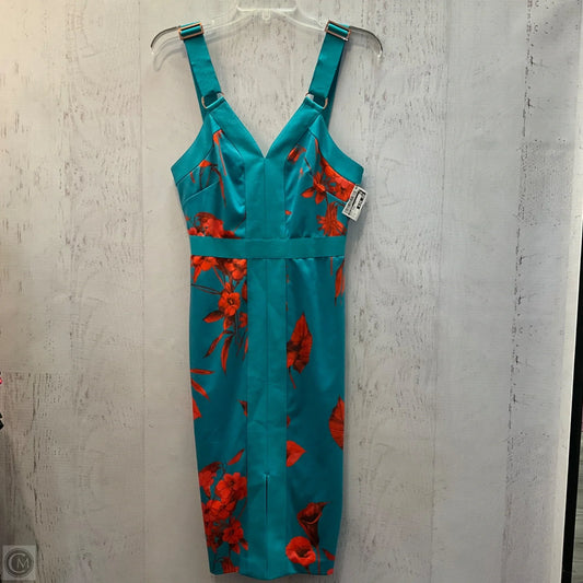 Dress Casual Maxi By Ted Baker In Blue & Orange, Size: 2