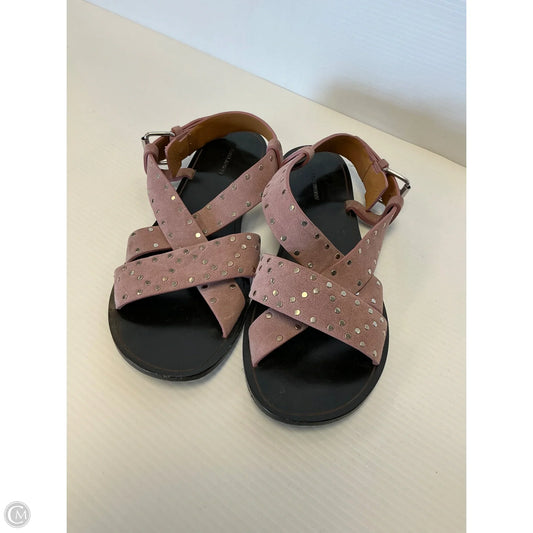 Sandals Designer By Isabel Marant In Purple, Size: 8.5
