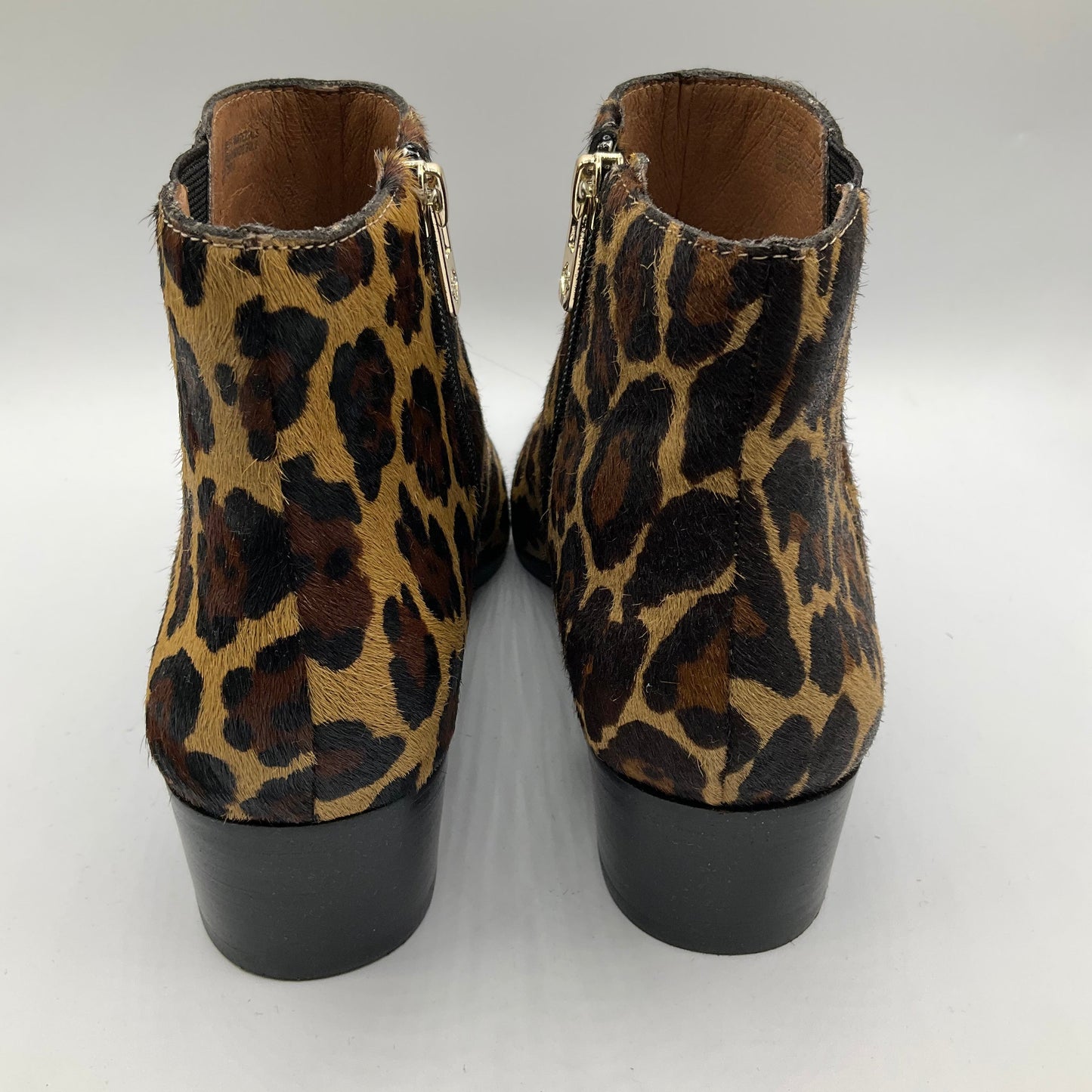 Boots Ankle Heels By Antonio Melani In Animal Print, Size: 8