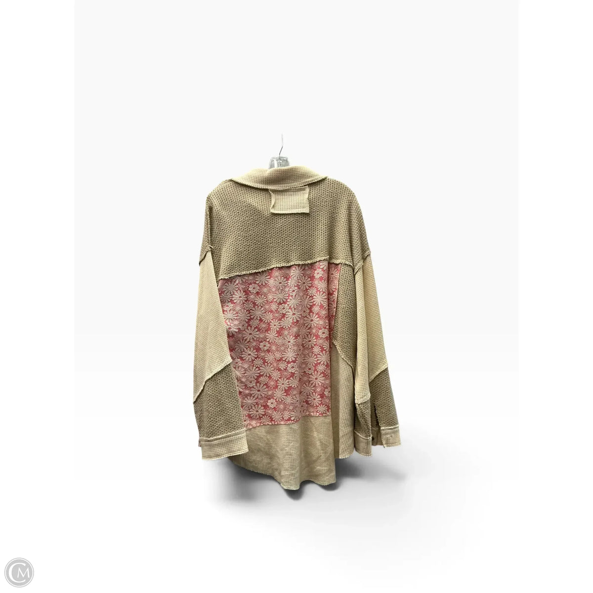 Jacket Shirt By Pol In Cream, Size: L