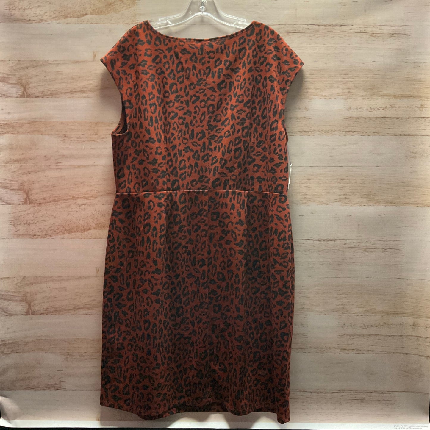 Dress Casual Midi By Nine West In Animal Print, Size: Xl