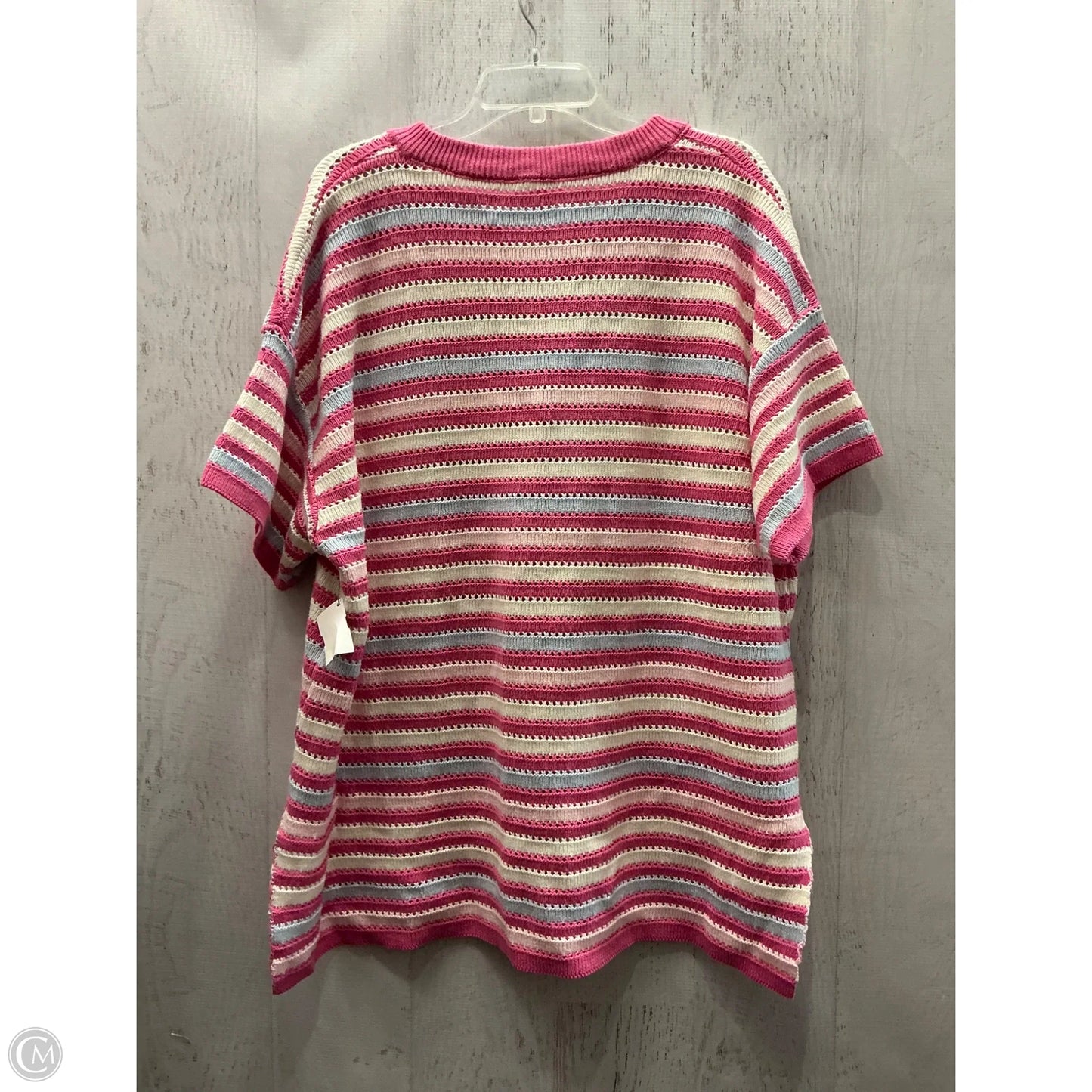 Sweater 2pc By Chicsoul In Pink, Size: 2x