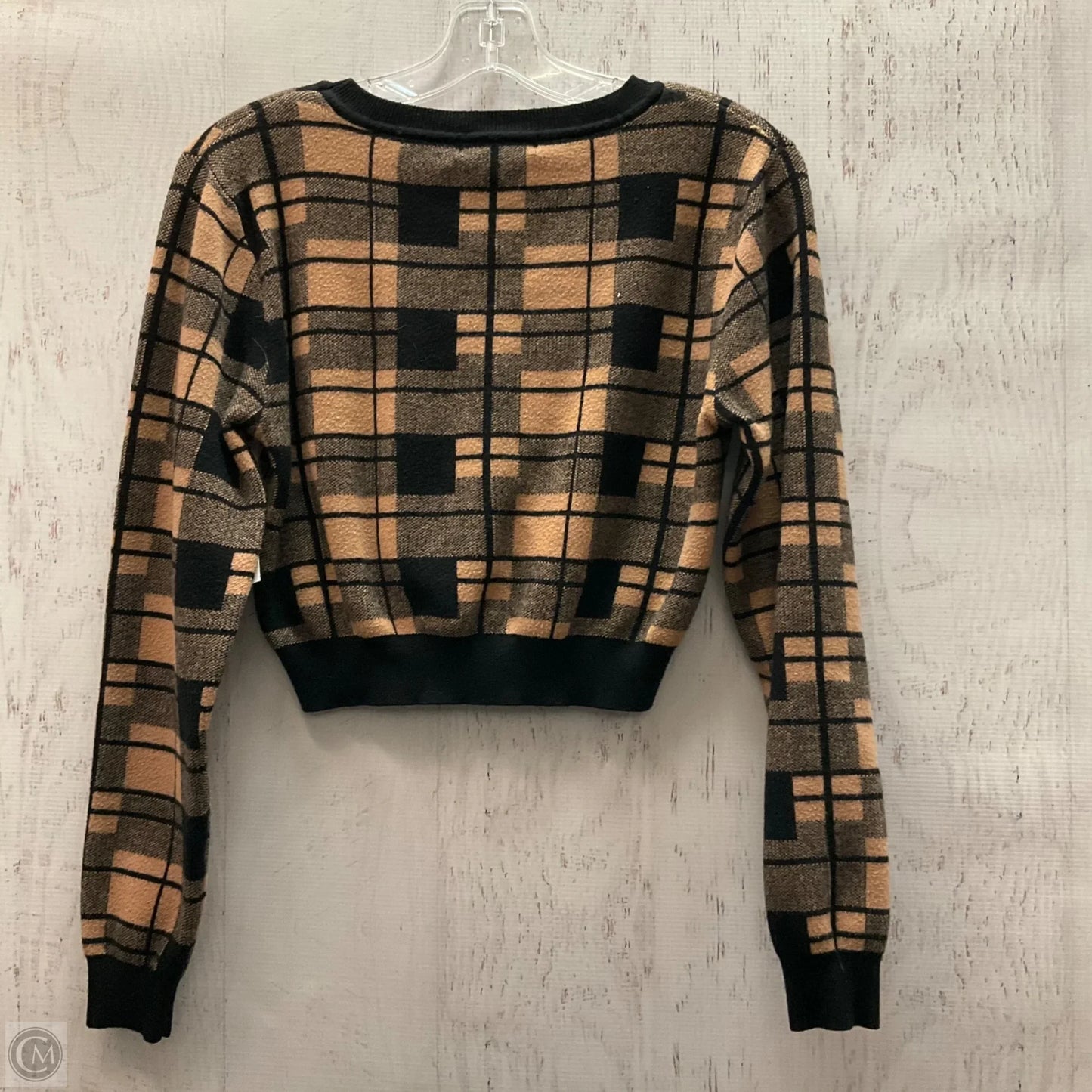Top Long Sleeve By Primark In Brown, Size: M