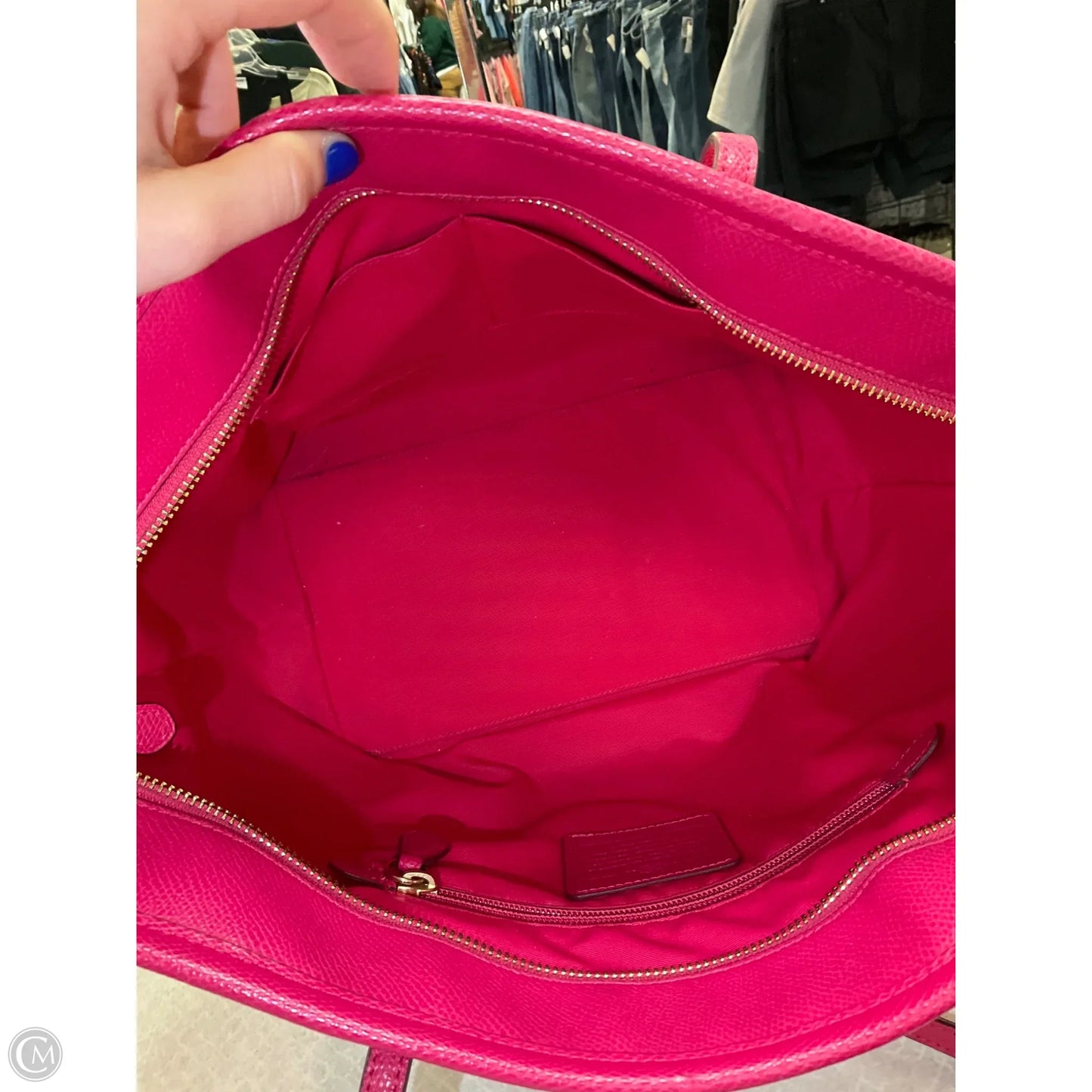 Handbag Designer By Coach, Size: Large