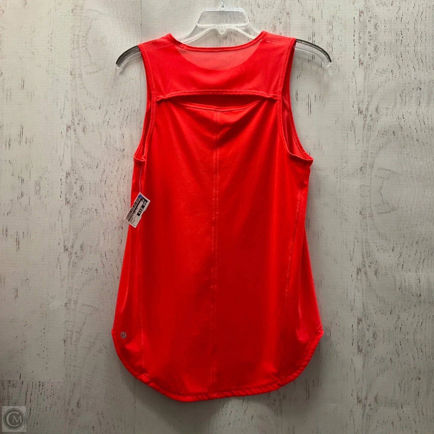 Athletic Tank Top By Lululemon In Orange, Size: 6