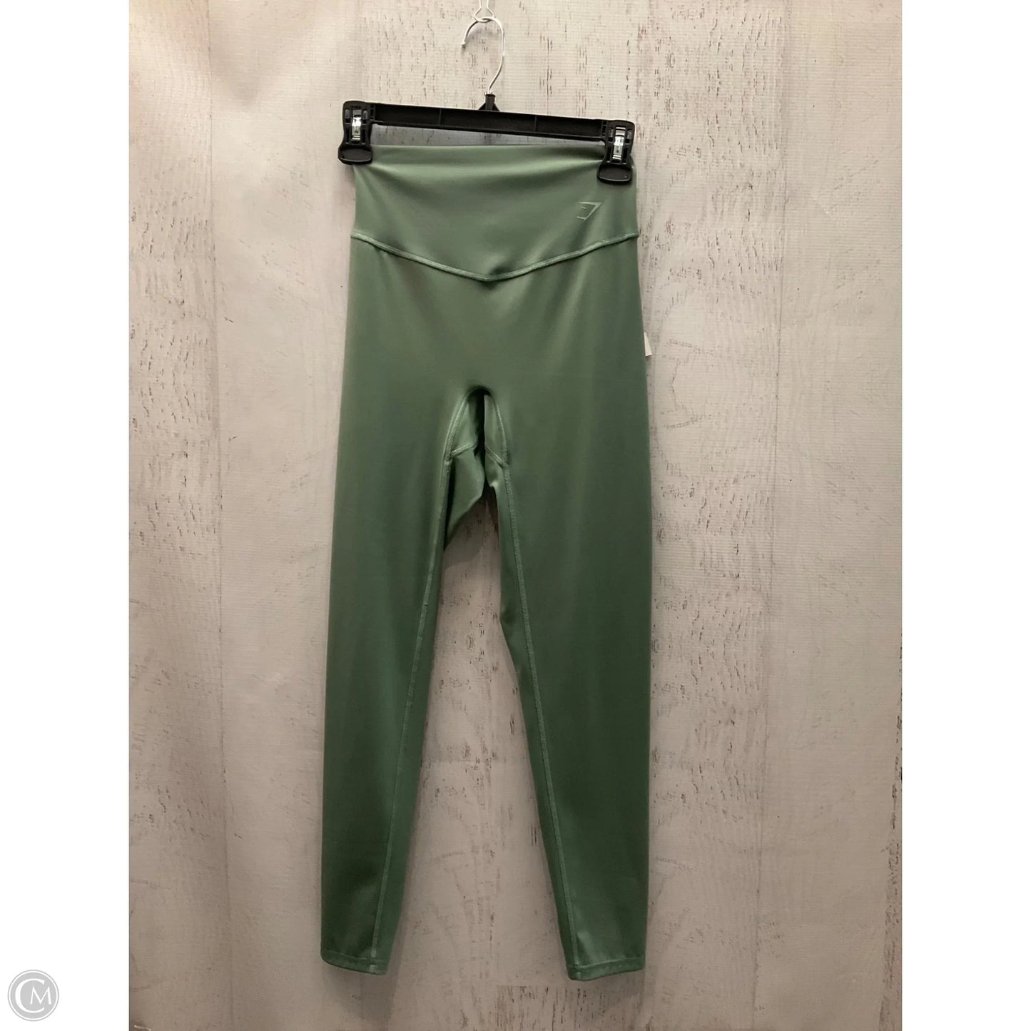 Athletic Leggings By Gym Shark In Green, Size: S