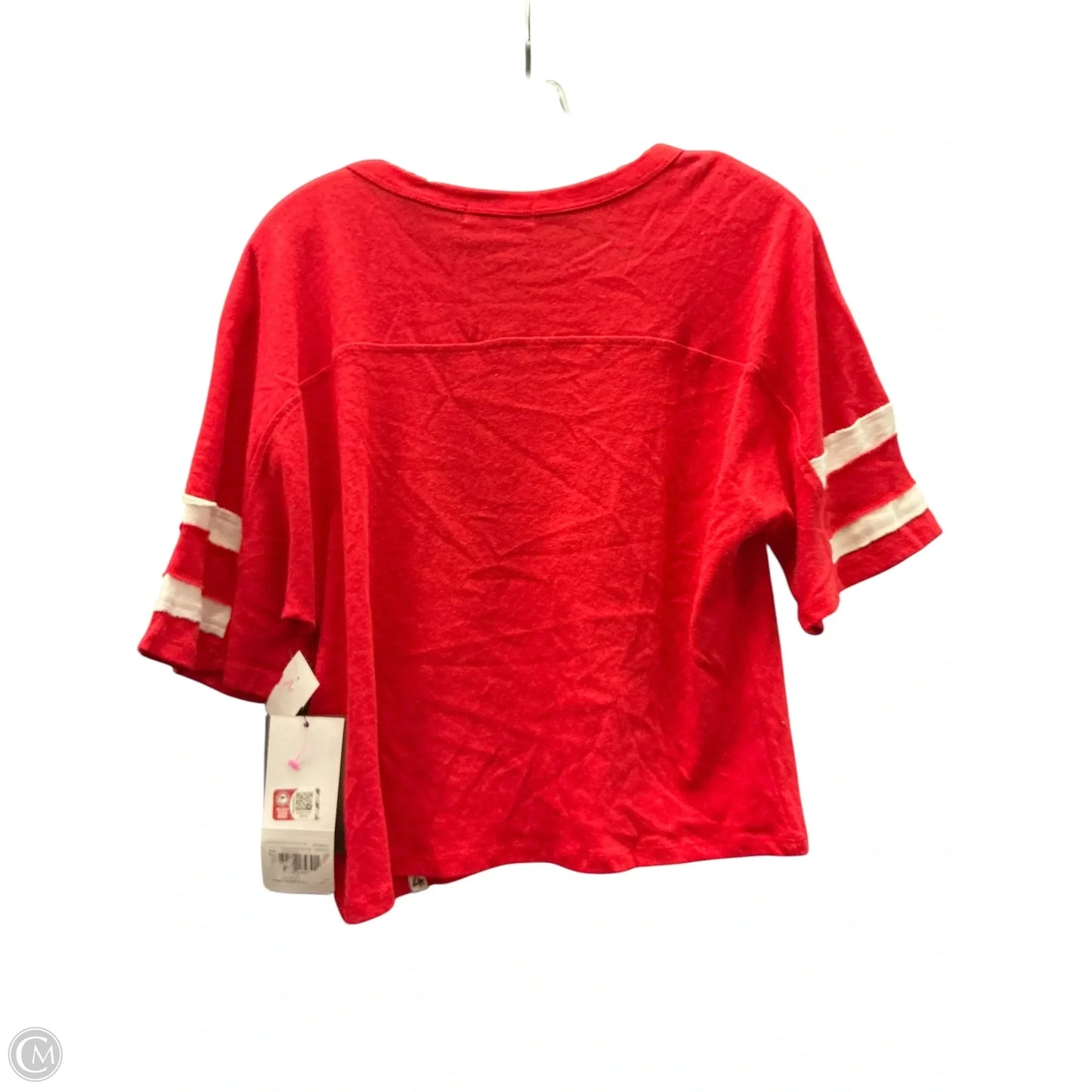 Top Short Sleeve By Clothes Mentor In Red, Size: M