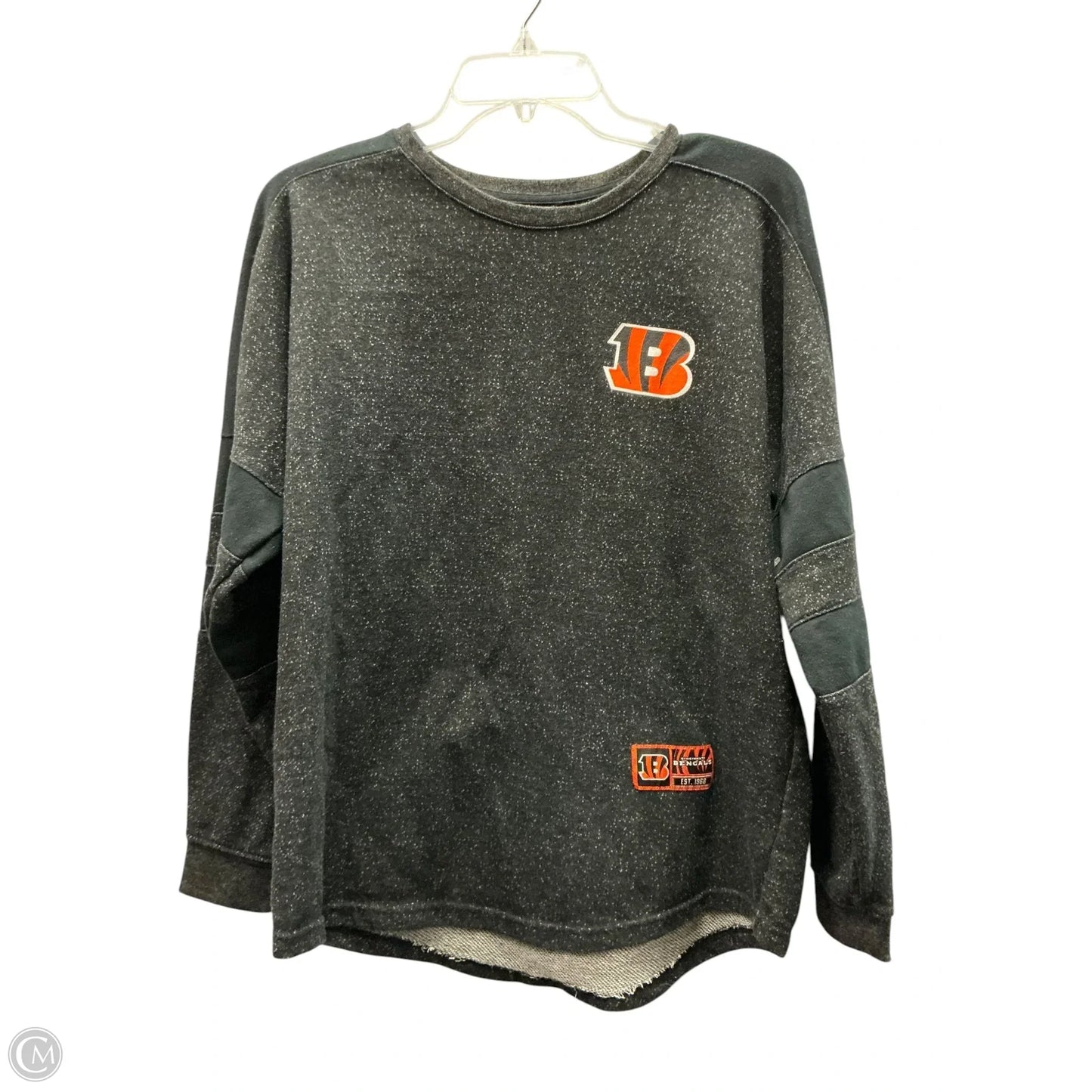 Top Long Sleeve By Nfl In Black, Size: M