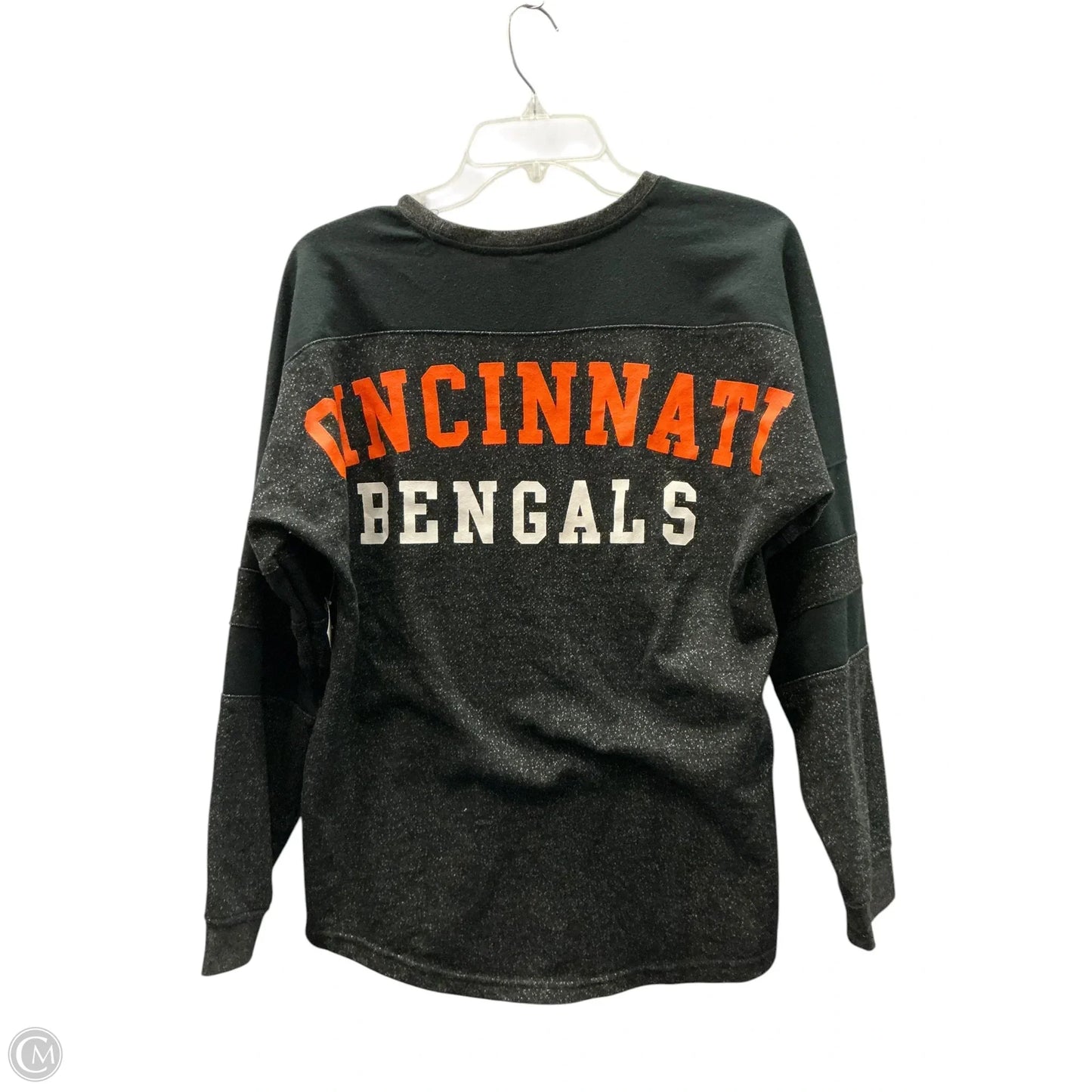 Top Long Sleeve By Nfl In Black, Size: M