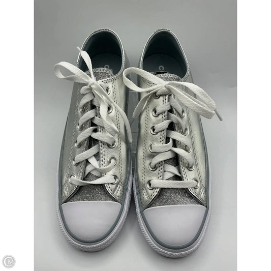 Shoes Sneakers By Converse In Silver, Size: 8