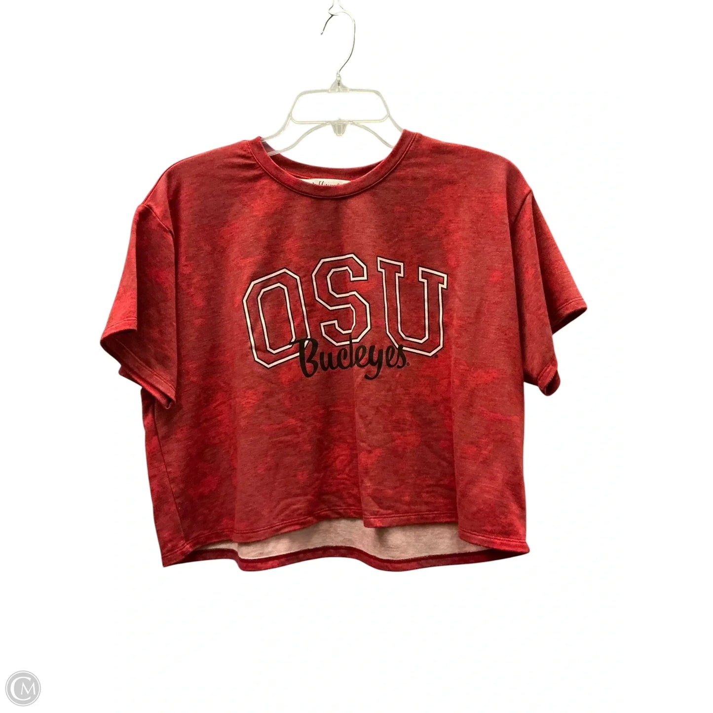 Top Short Sleeve By Clothes Mentor In Red, Size: M