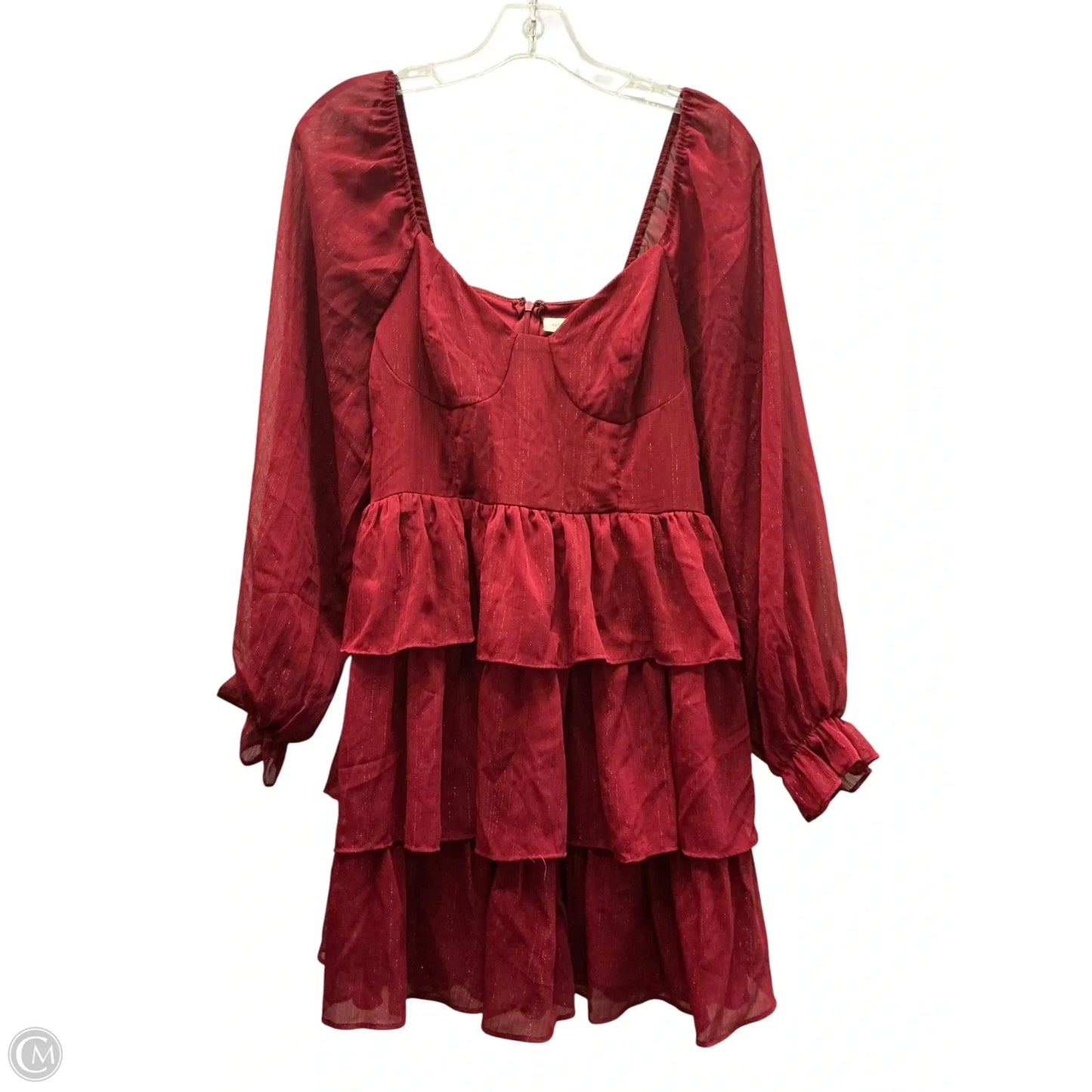 Dress Casual Short By Altard State In Red, Size: L
