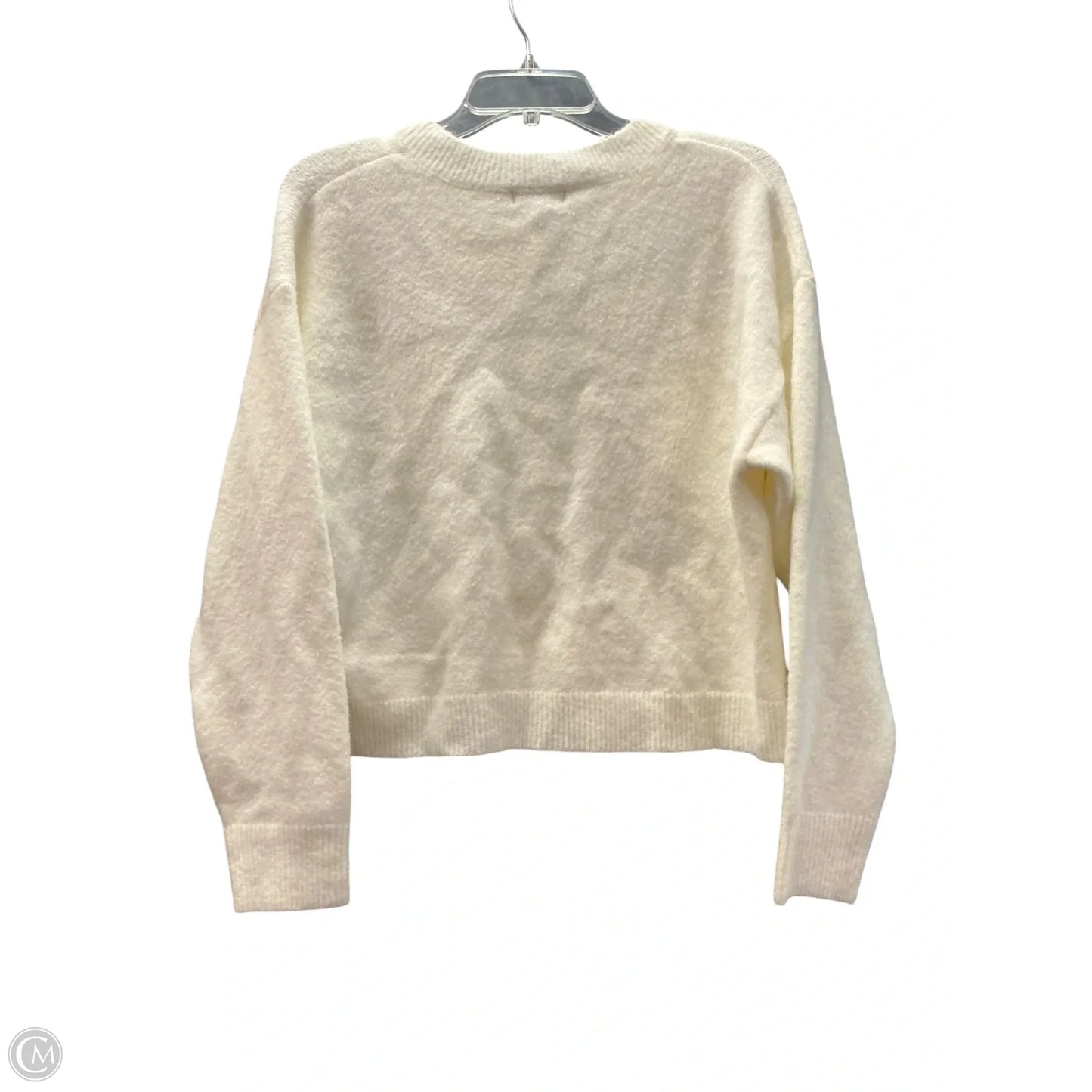 Cardigan By Clothes Mentor In White, Size: S