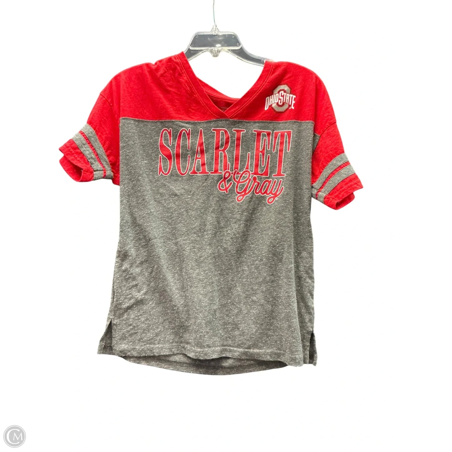 Top Short Sleeve By Clothes Mentor In Grey, Size: S