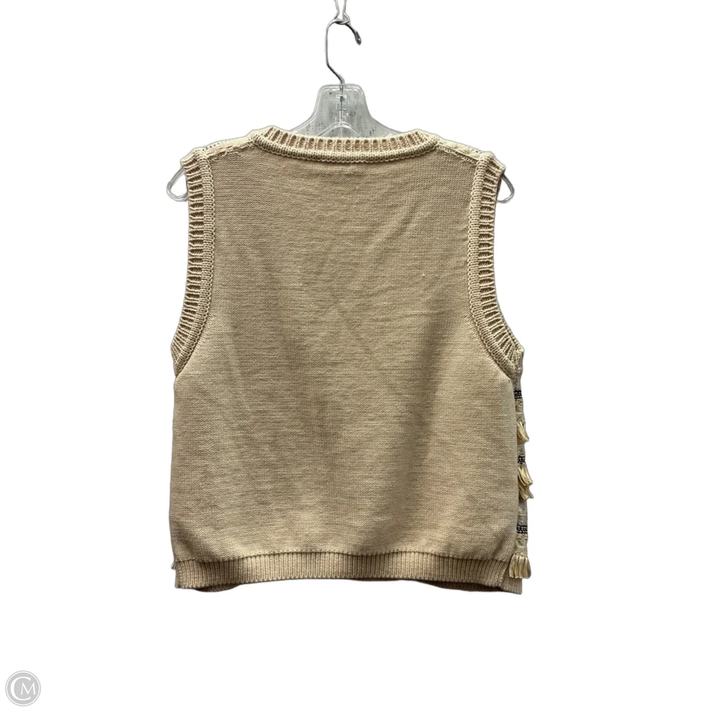 Top Sleeveless Designer By Tory Burch In Tan, Size: Xl