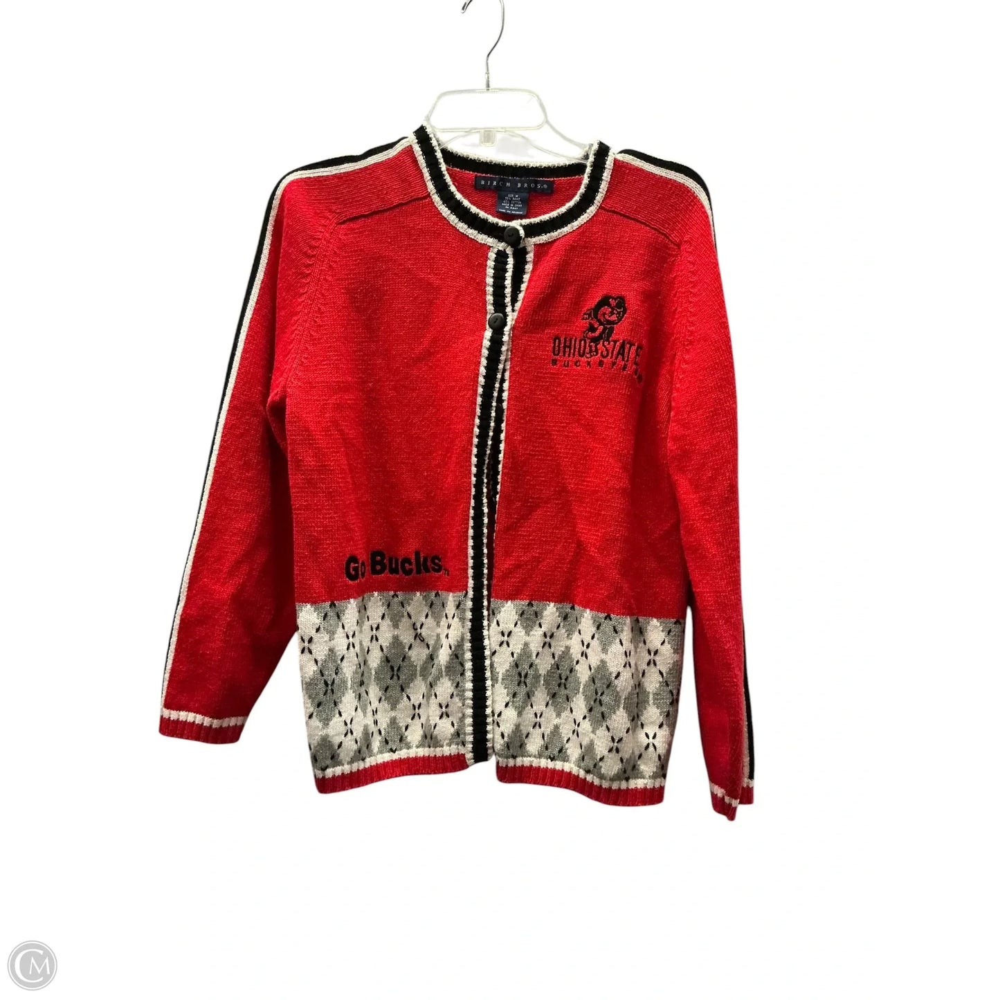 Cardigan By Clothes Mentor In Red, Size: M