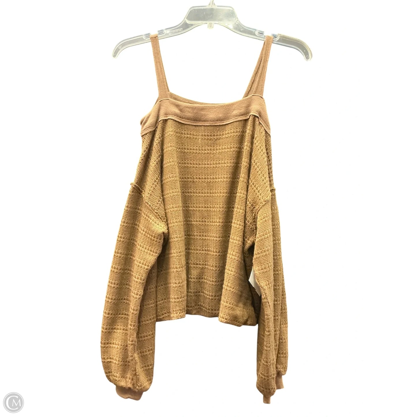 Top Long Sleeve By Free People In Green, Size: S