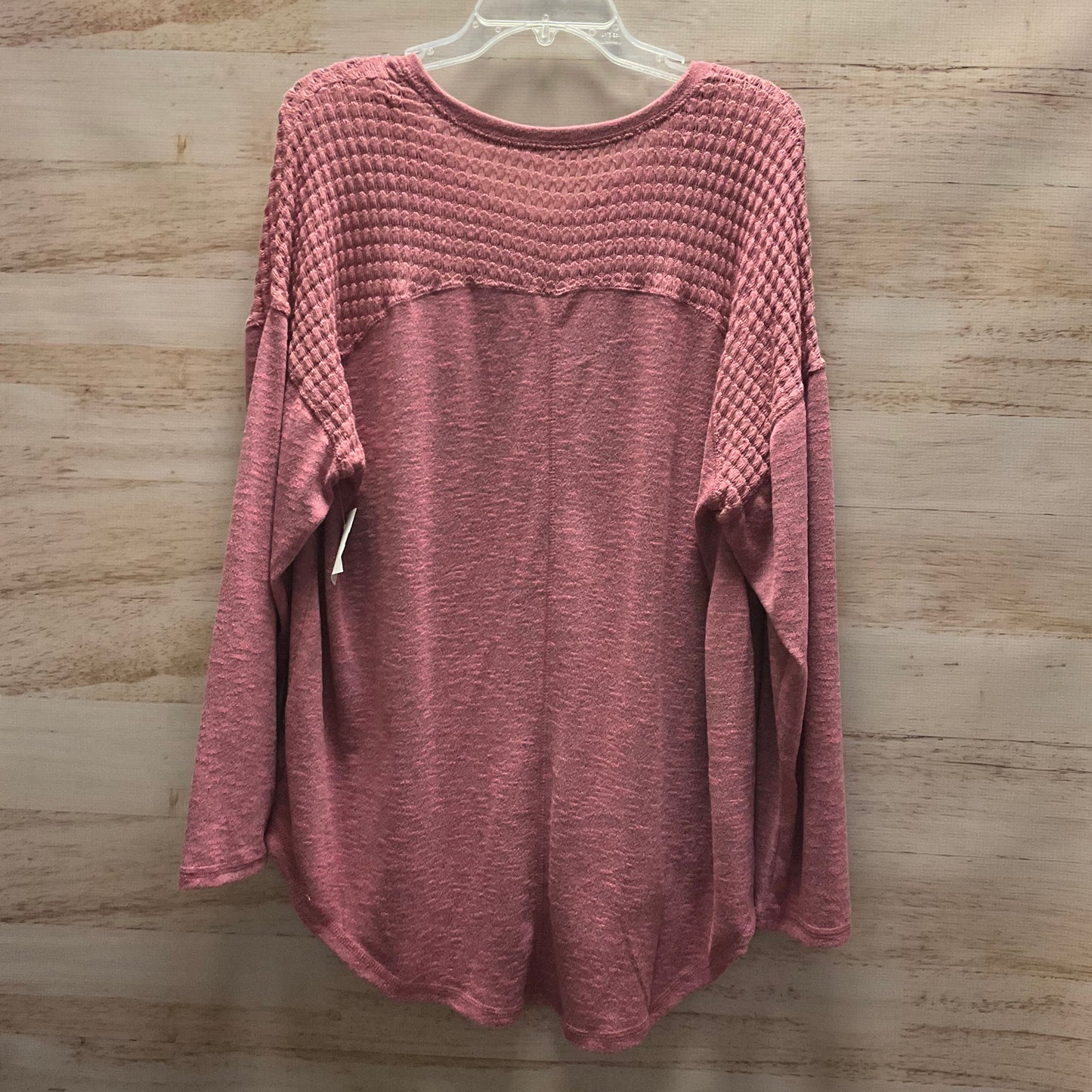 Top Long Sleeve By Lane Bryant In Pink, Size: 2x