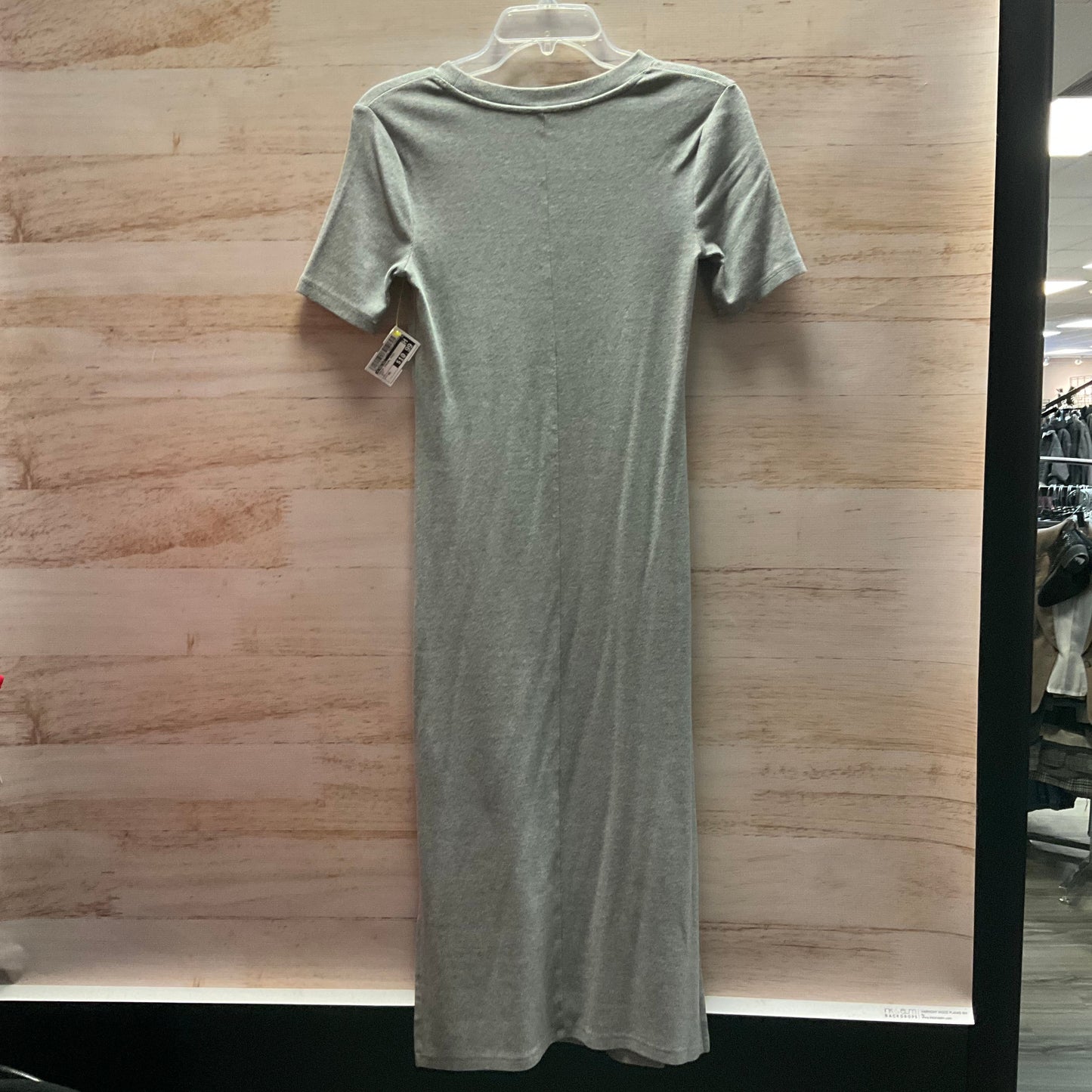 Dress Casual Midi By A New Day In Grey, Size: Xs