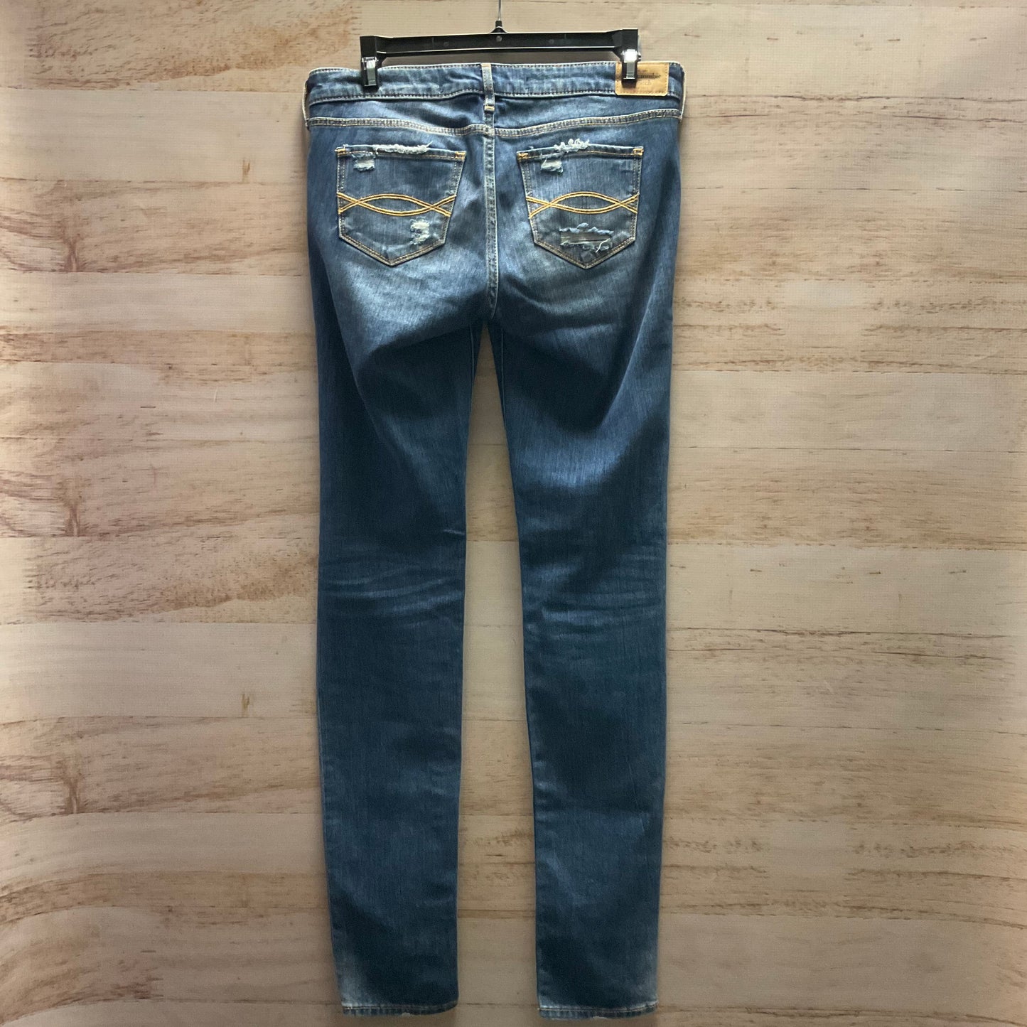 Jeans Skinny By Abercrombie And Fitch In Blue, Size: 4