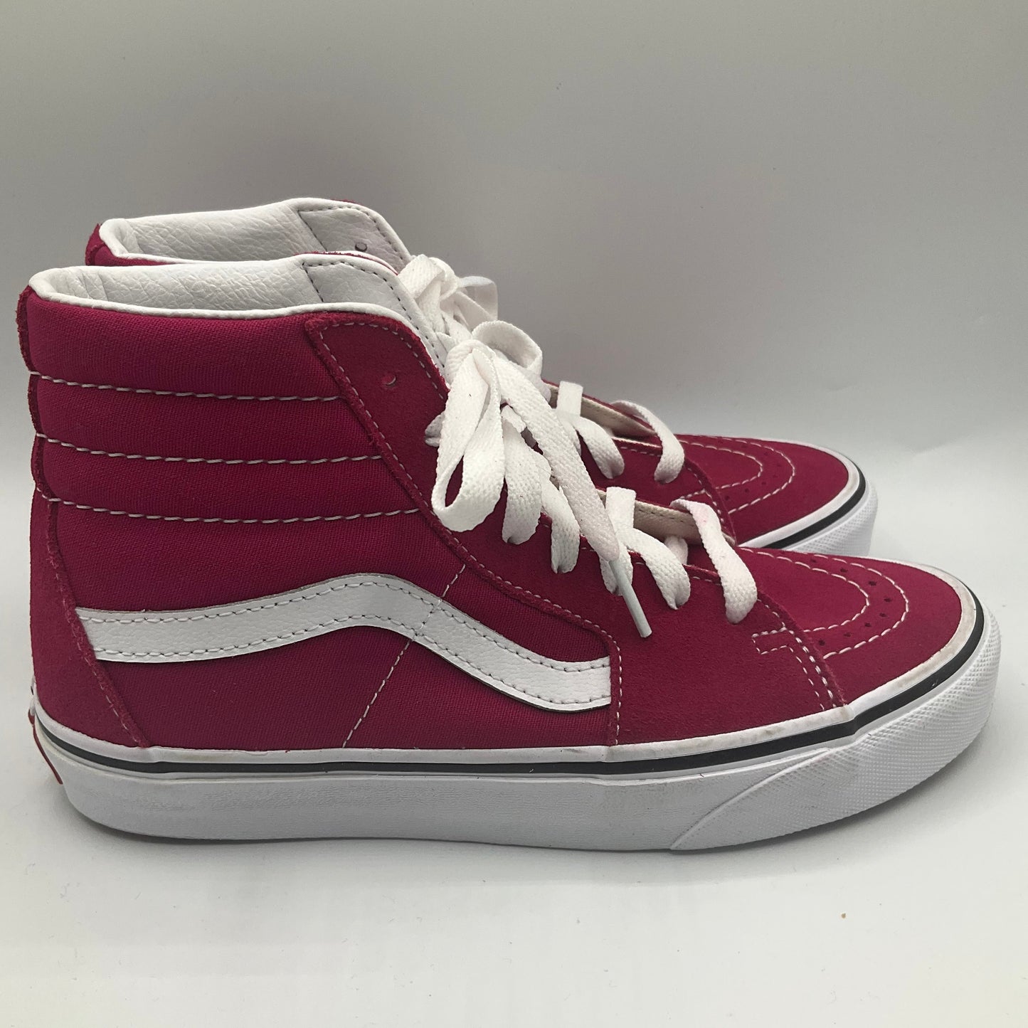 Shoes Sneakers By Vans In Red, Size: 6.5