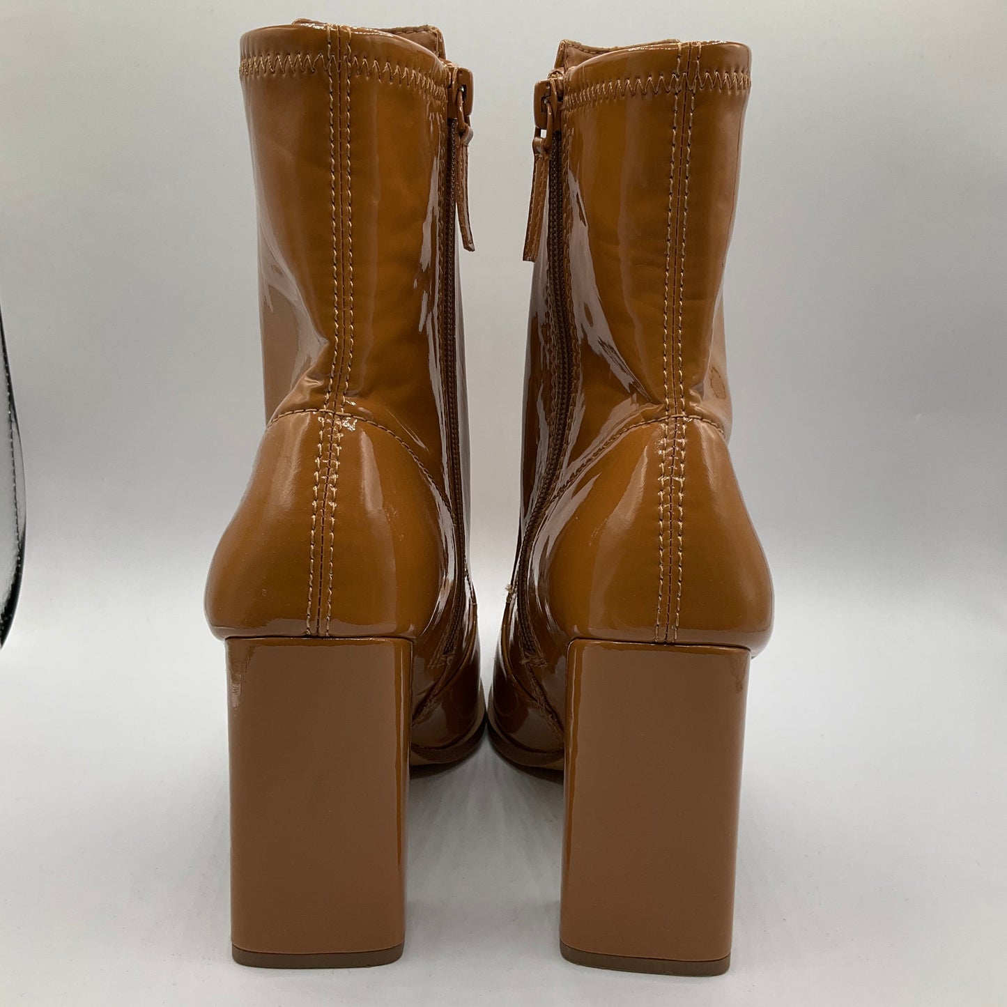 Boots Ankle Heels By Aldo In Brown, Size: 7.5